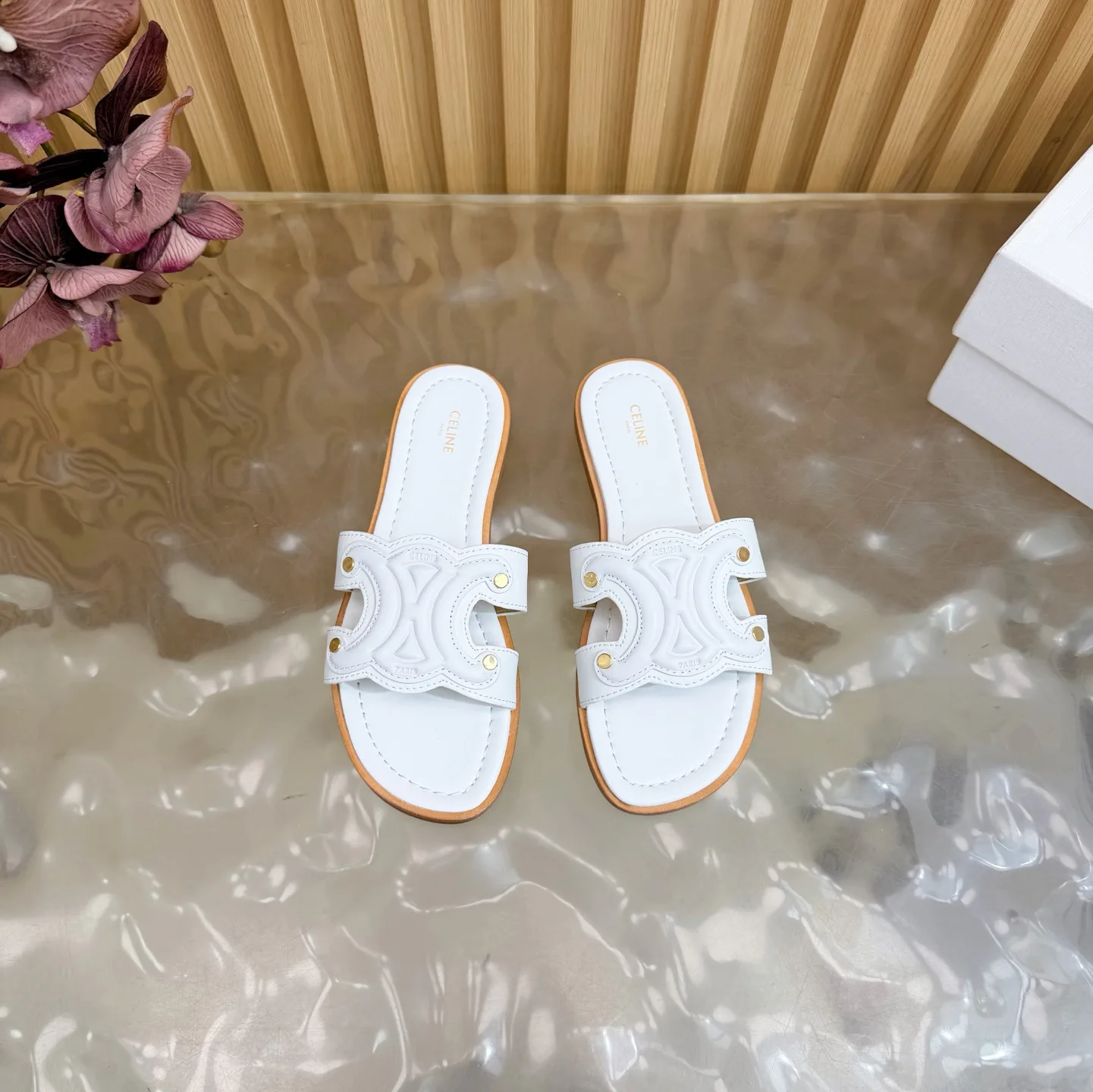 Шлепанцы Женские Celine 11886127