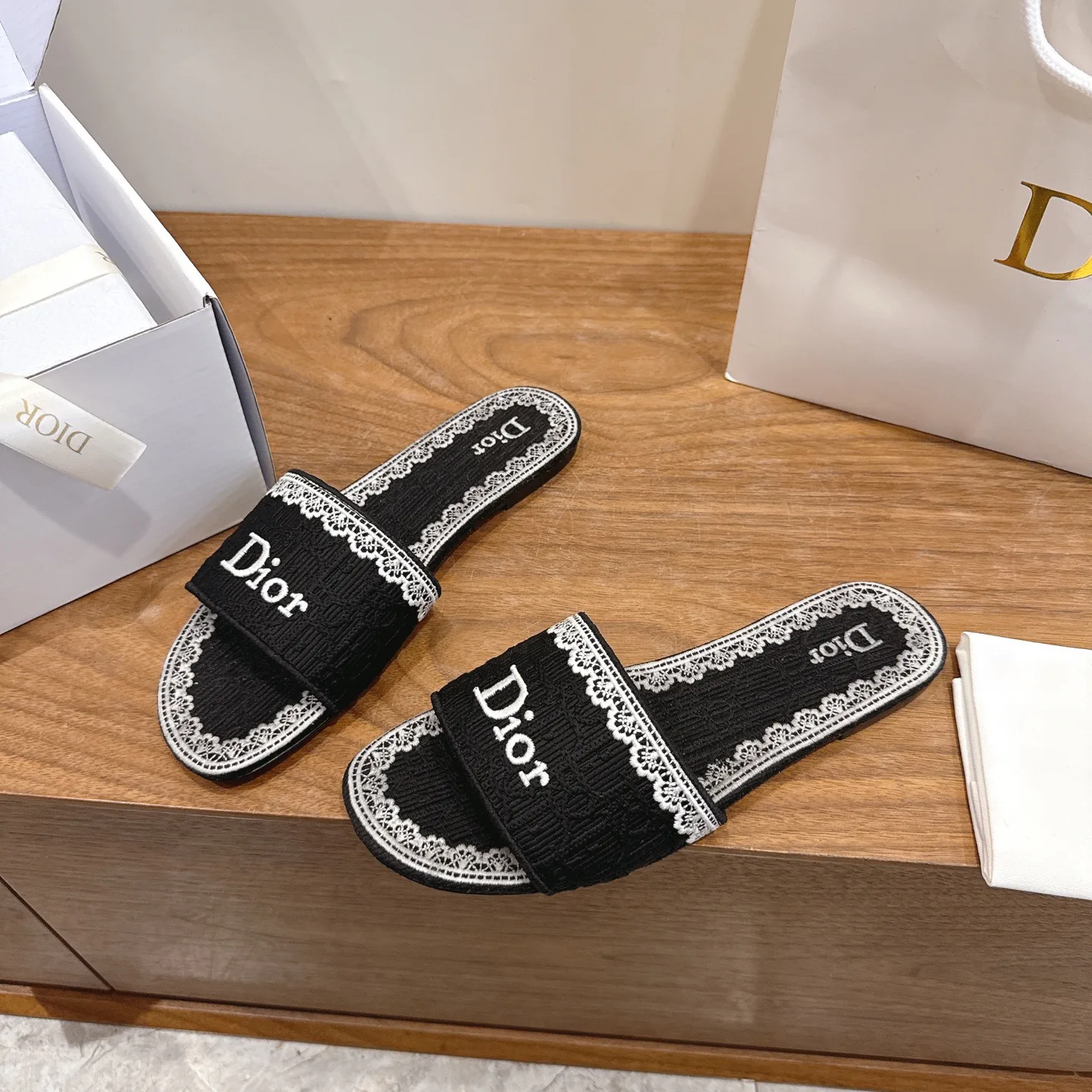 Шлепанцы Женские Christian Dior 1279941