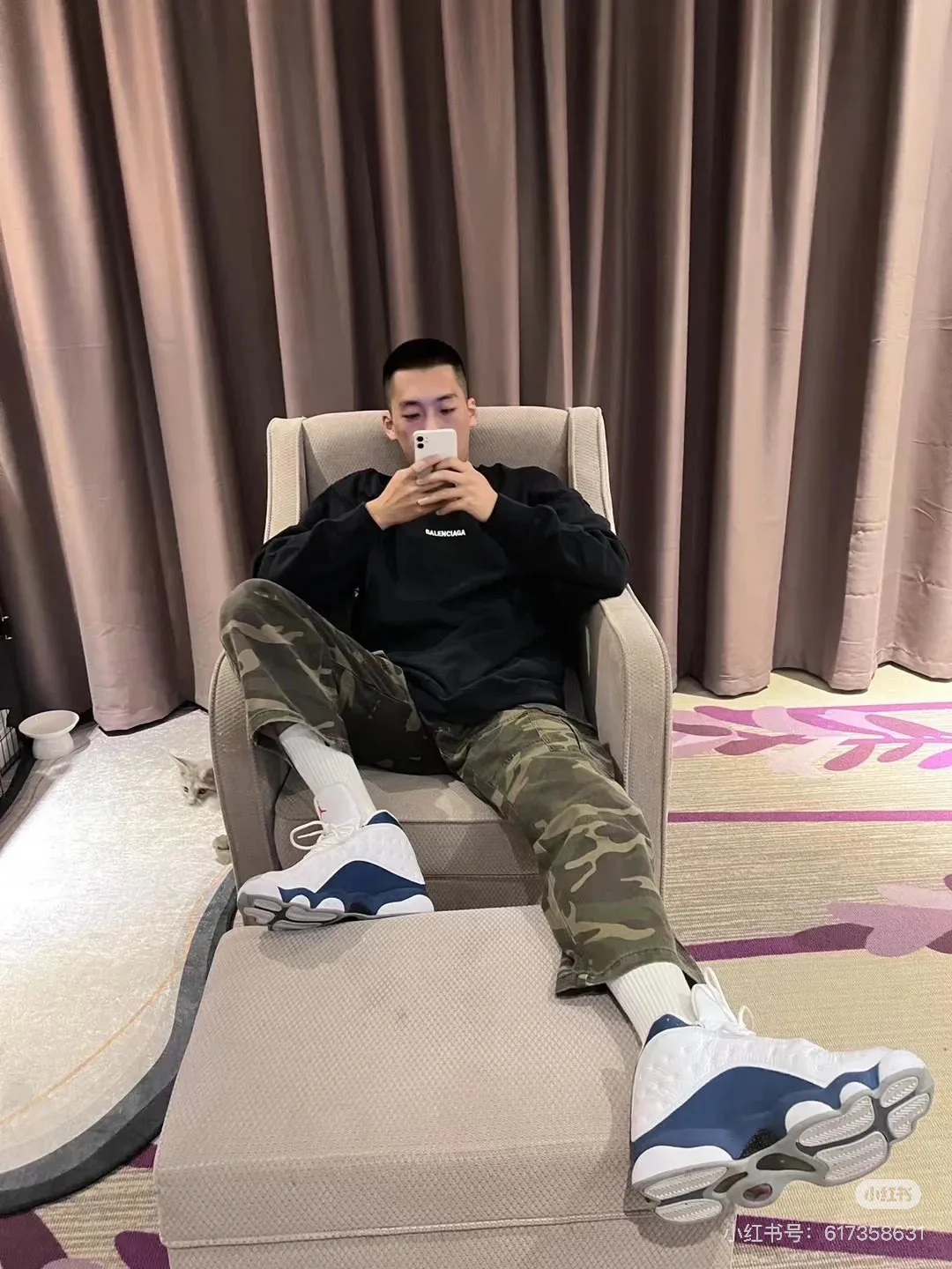 Лонгсливы Мужские Balenciaga 214765