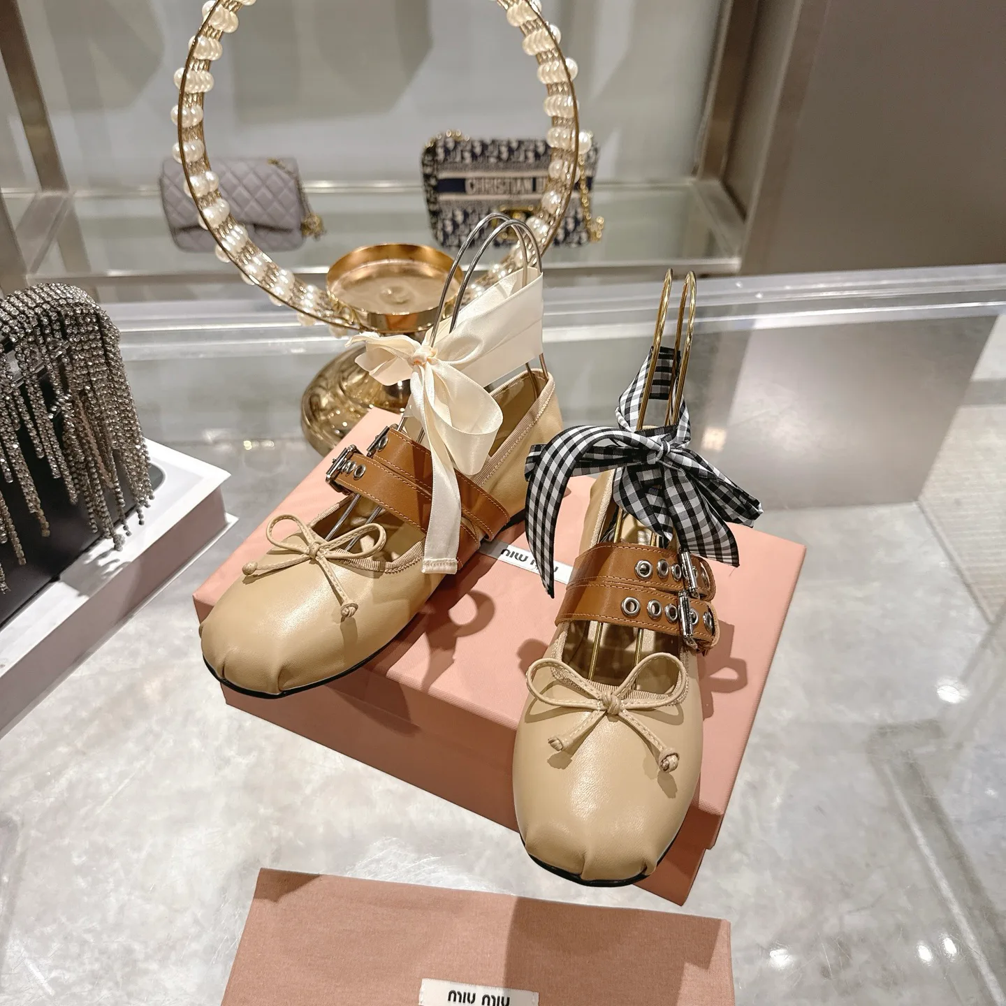Балетки Женские Miu Miu 11893485