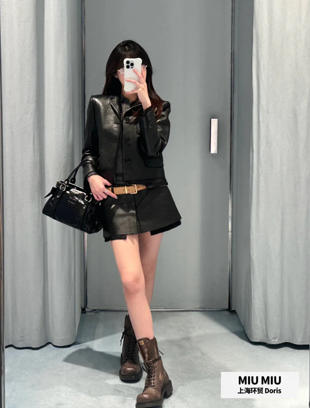 Кожаные Куртки И Дублёнки Женские Miu Miu 5018657