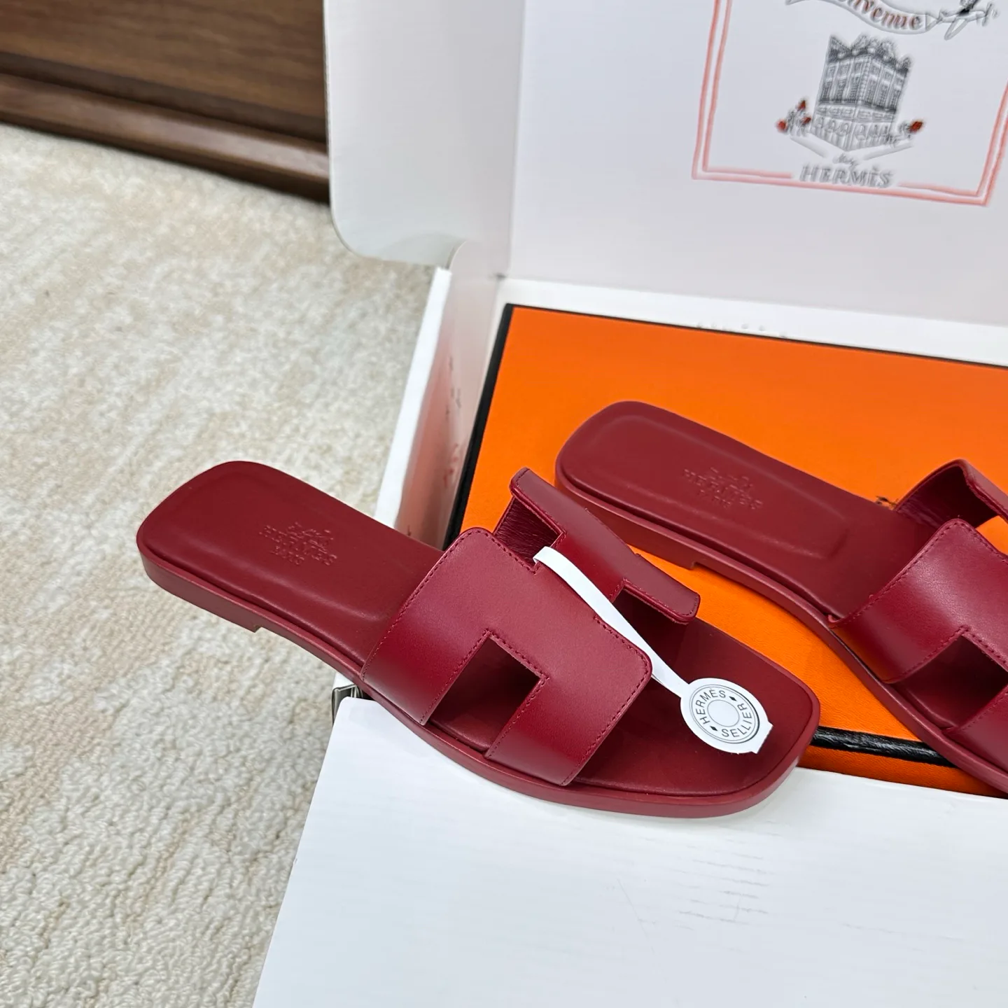 Шлепанцы Женские Hermes 3043249