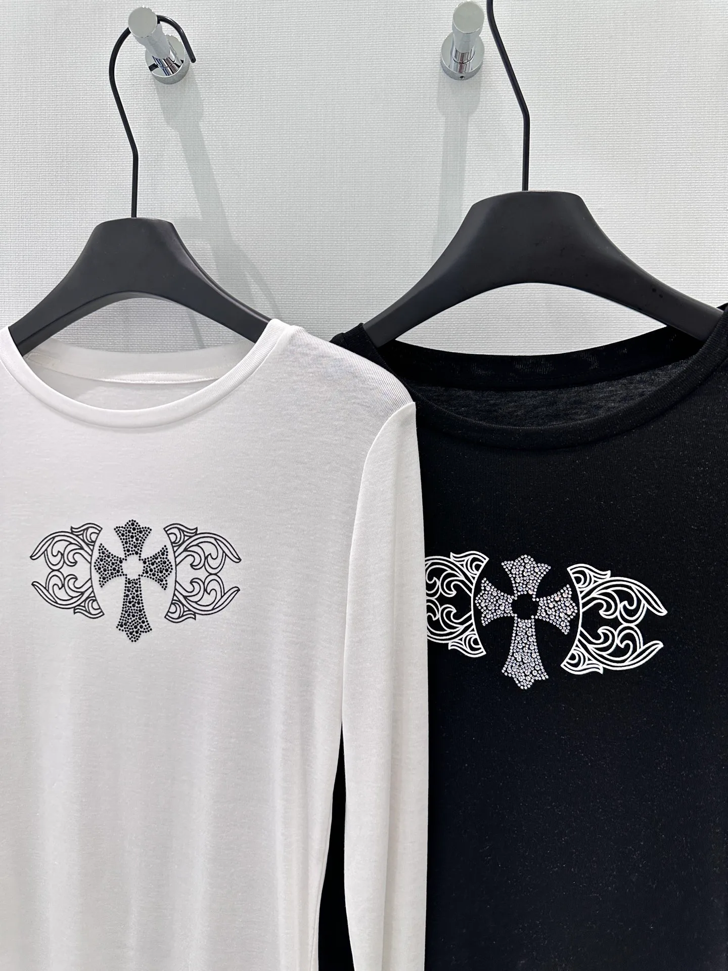 Лонгсливы Женские Chrome Hearts 1461144