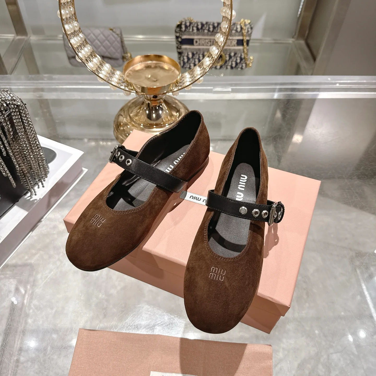 Балетки Женские Miu Miu 11677174