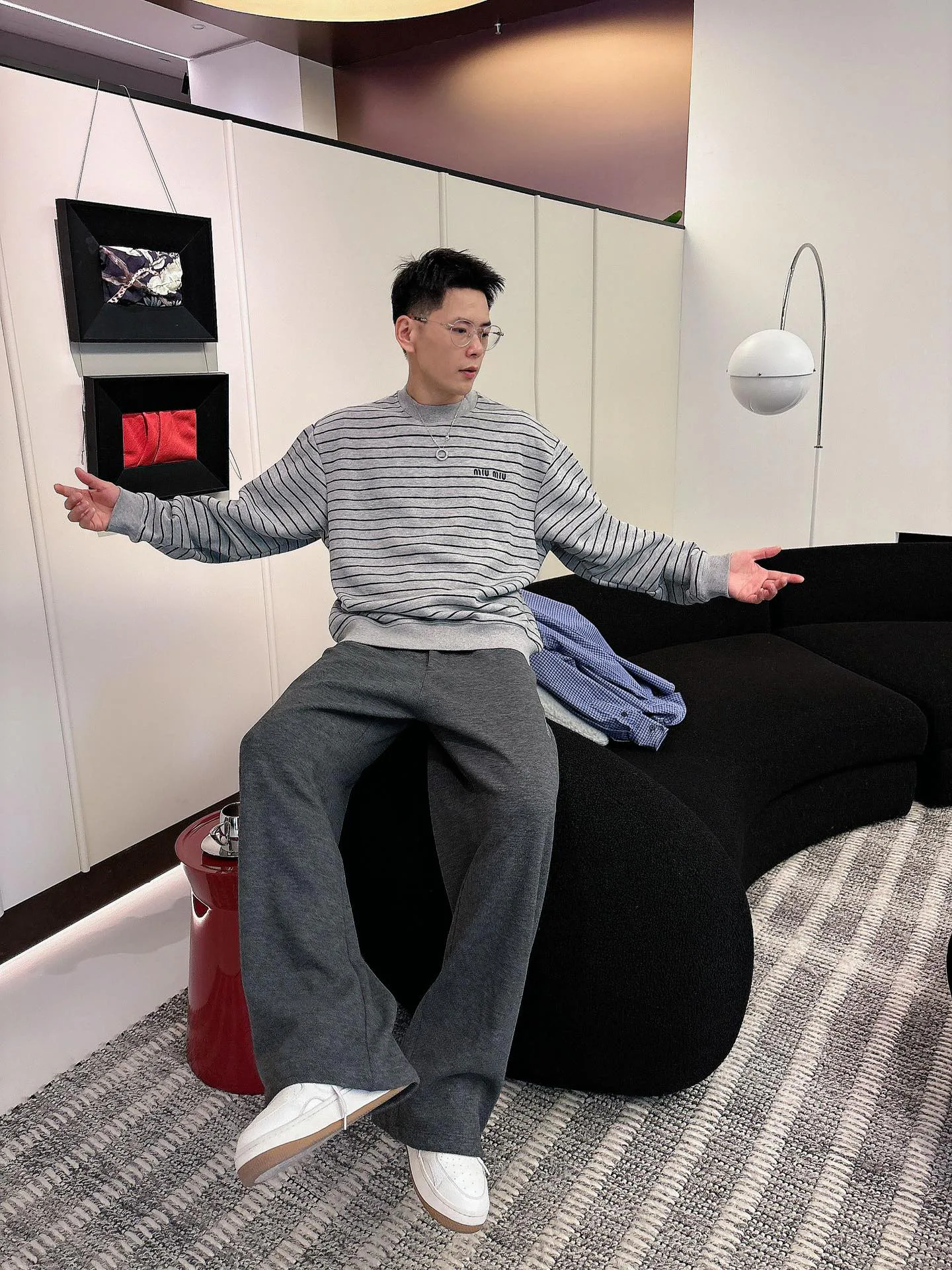 Свитшоты И Худи Мужские Miu Miu 178833