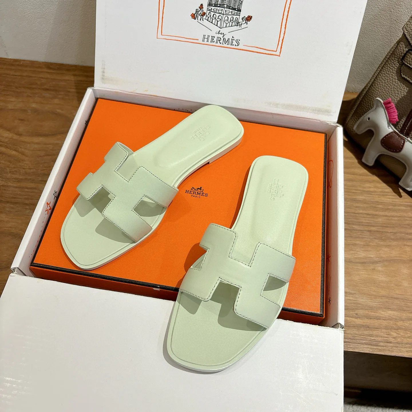 Шлепанцы Женские Hermes 396982