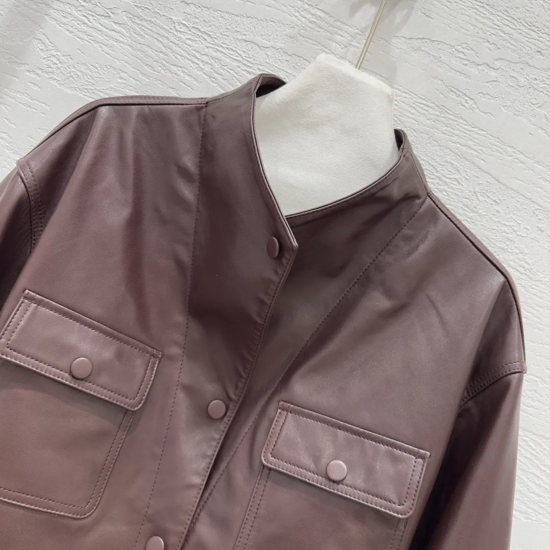 Кожаные Куртки И Дублёнки Женские Saint Laurent 5066099