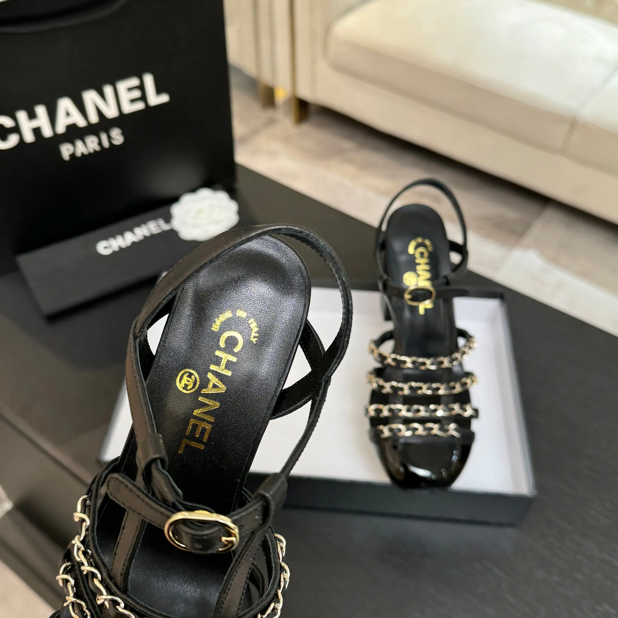 Босоножки Женские Chanel 712814