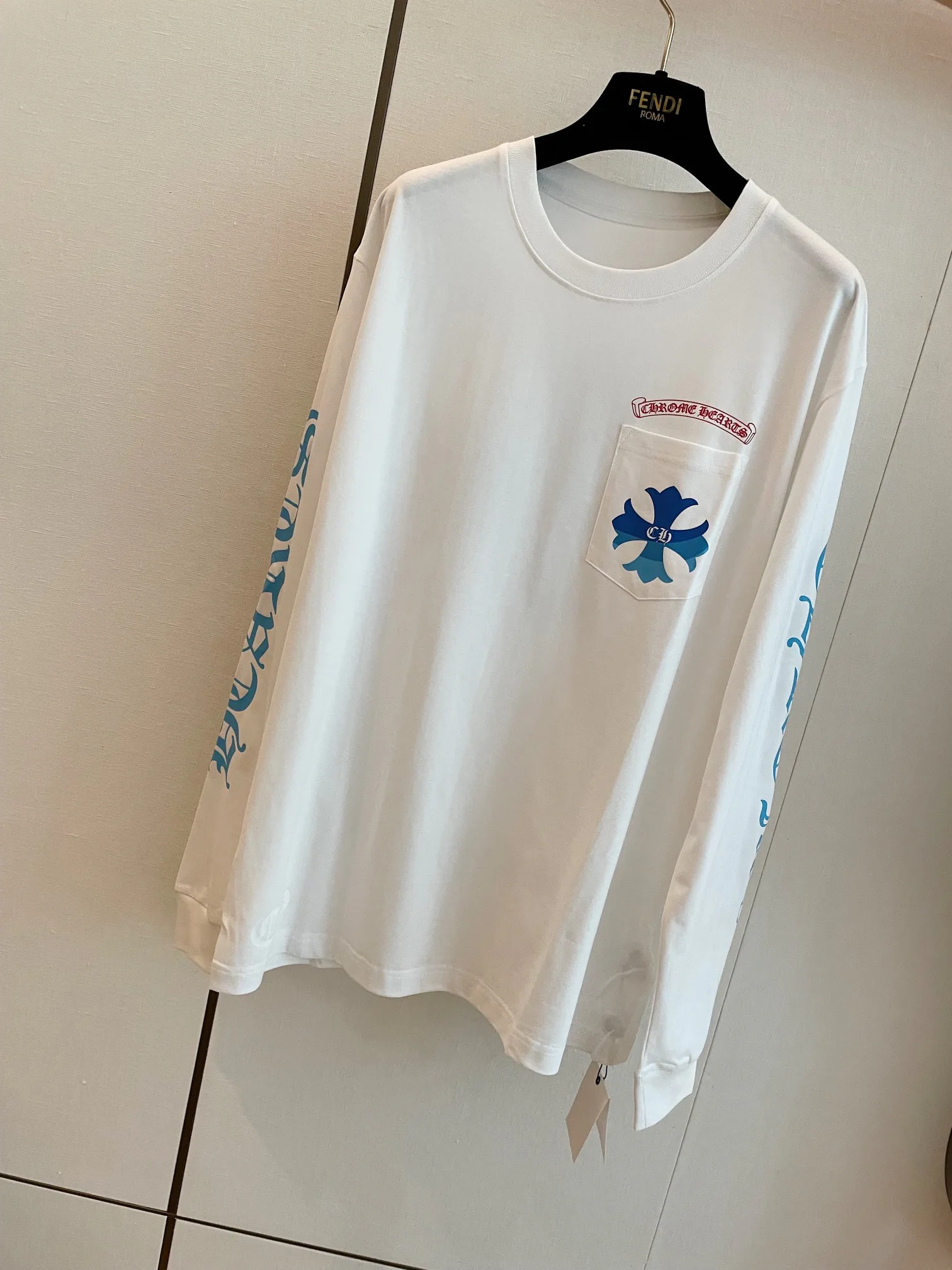 Лонгсливы Женские Chrome Hearts 11900991