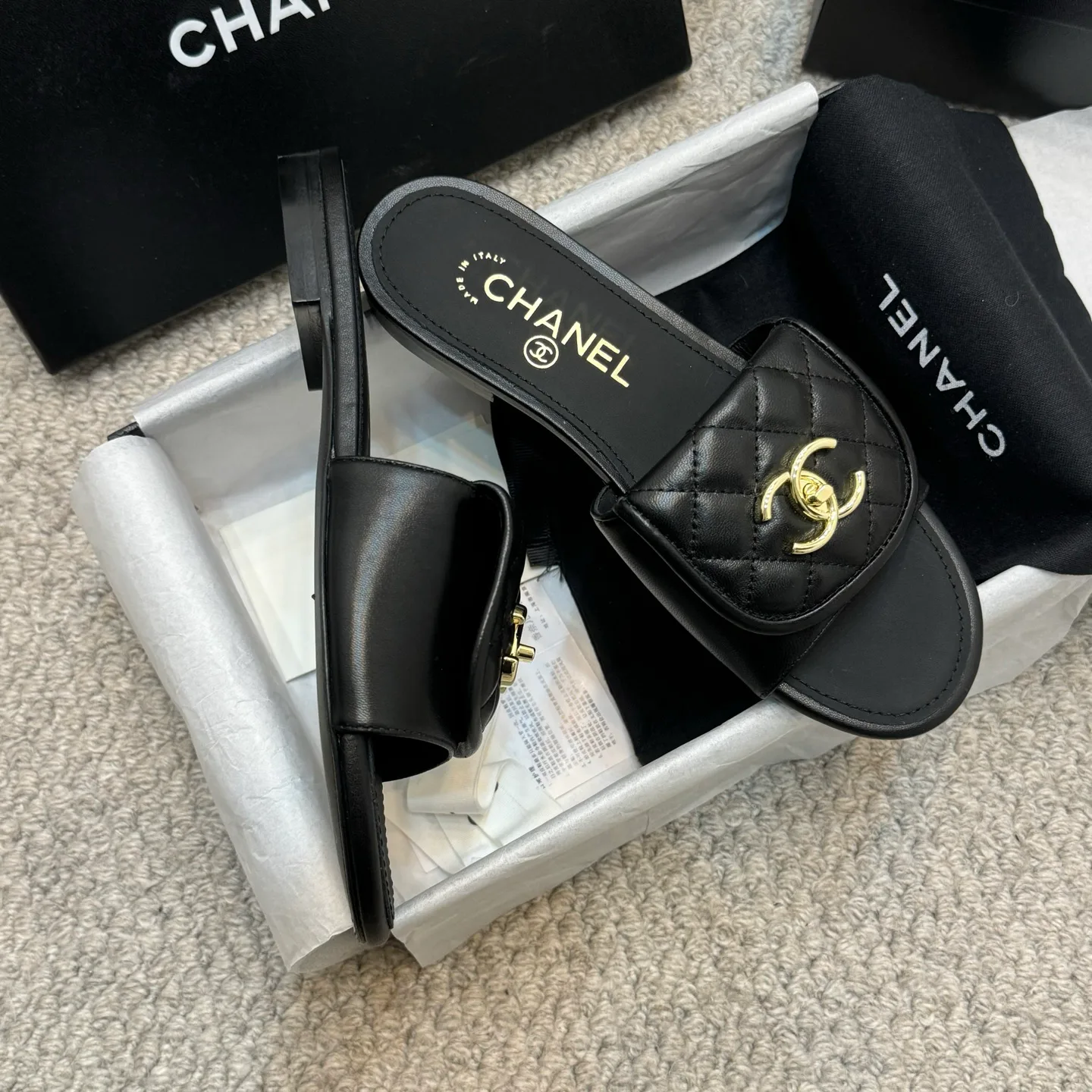 Шлепанцы Женские Chanel 13842