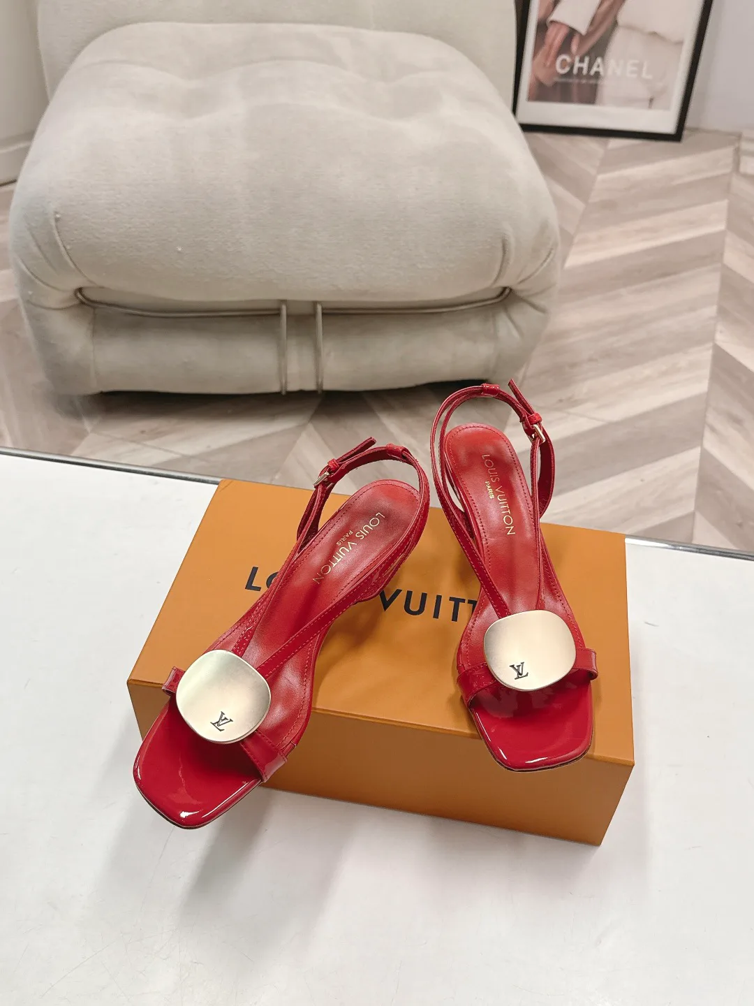 Босоножки Женские Louis Vuitton 17578111