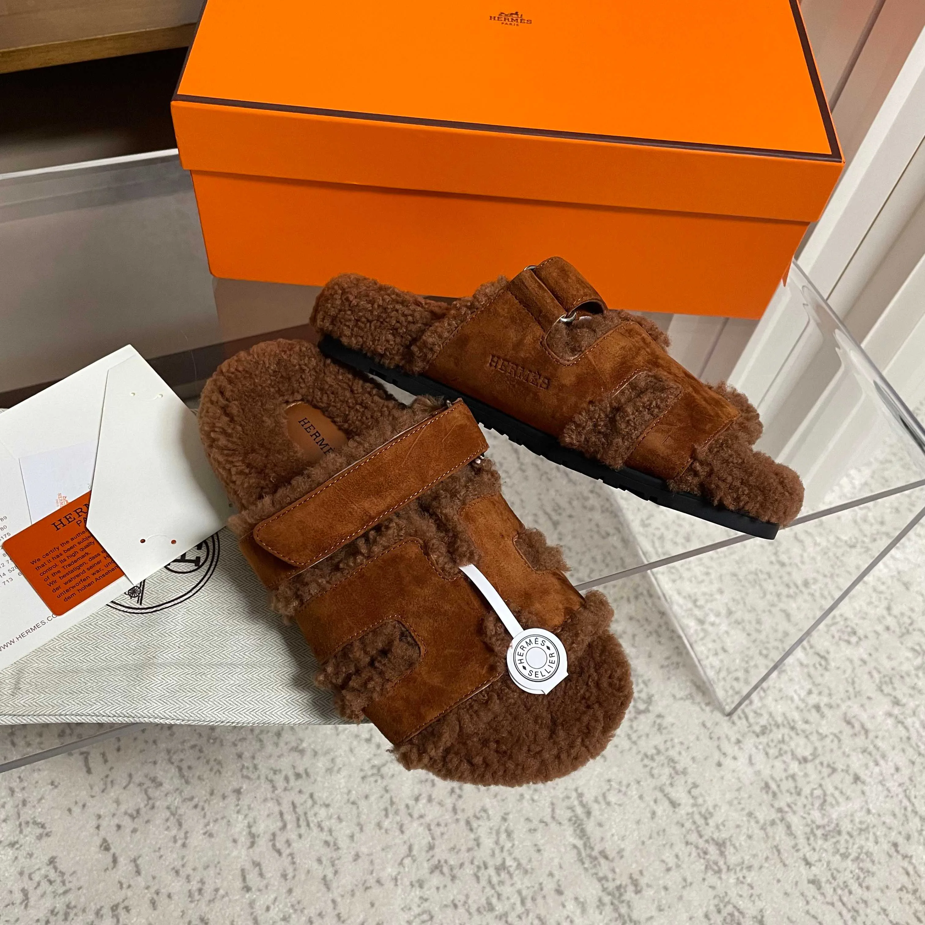Тапочки Женские Hermes 18436072