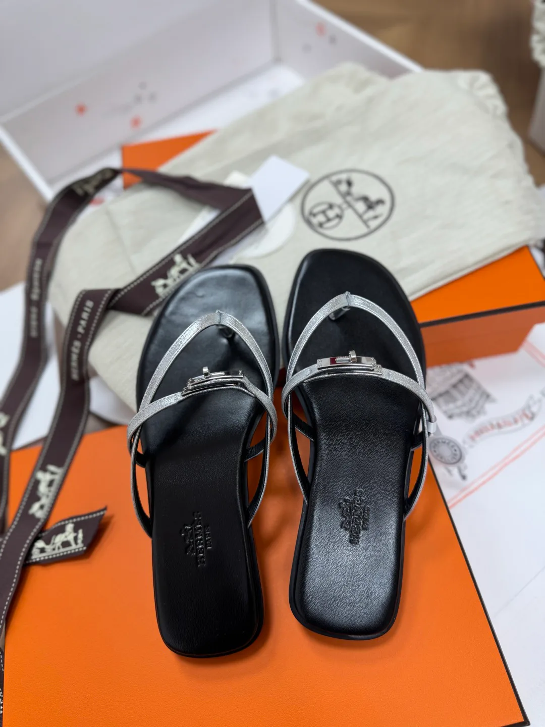 Шлепанцы Женские Hermes 13930285
