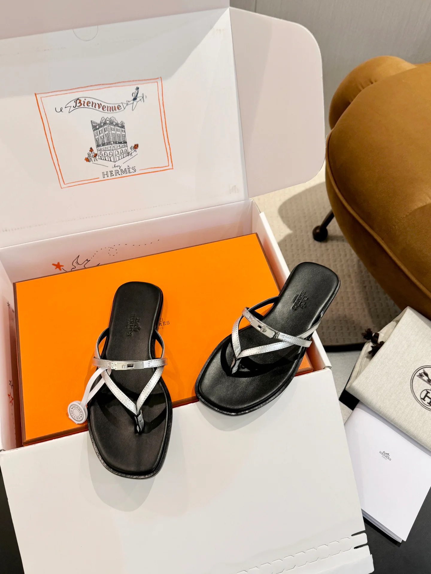 Шлепанцы Женские Hermes 11508156