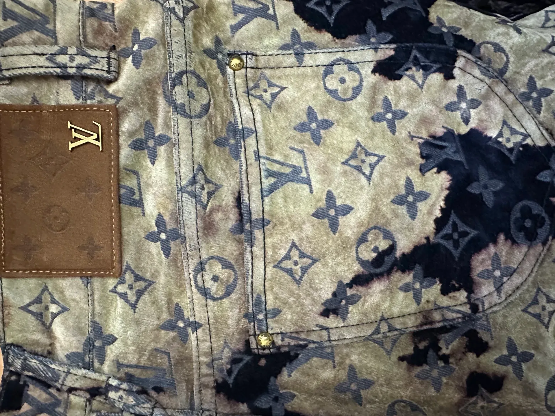 Джинсы Мужские Louis Vuitton 452522