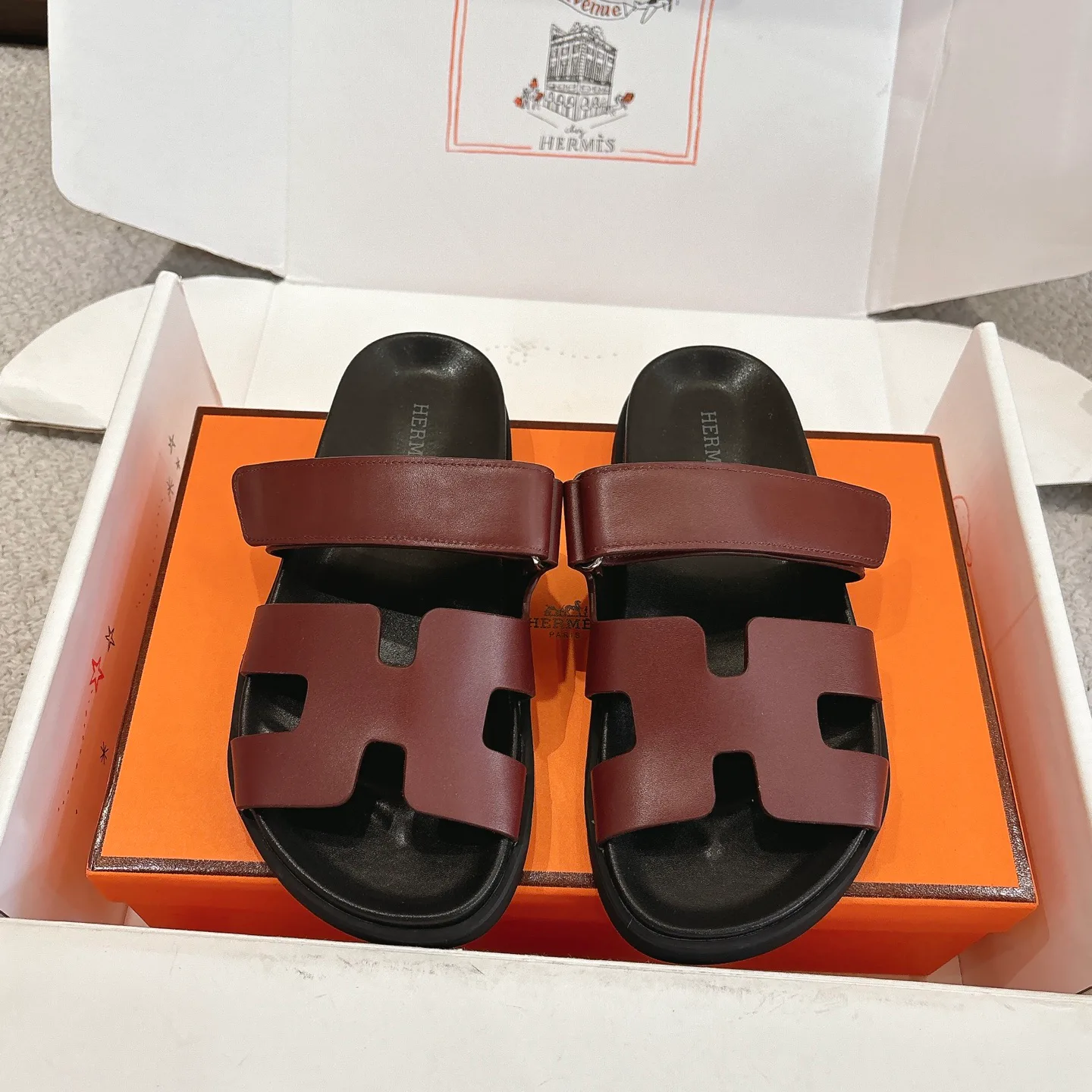 Шлепанцы Женские Hermes 406432