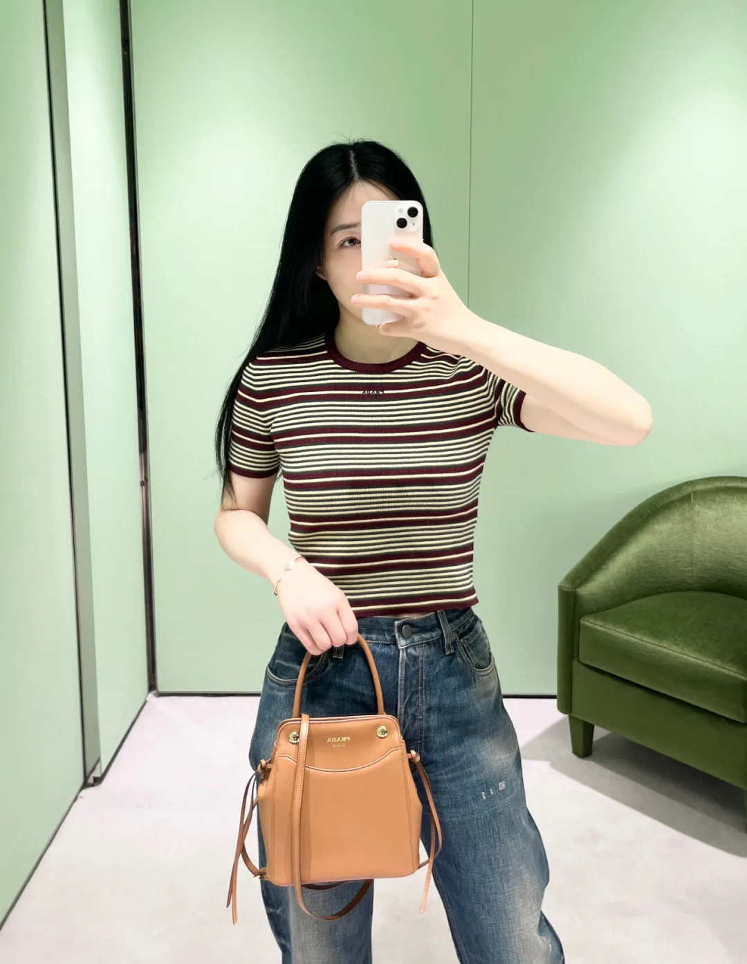 Футболки Женские Prada 9836757