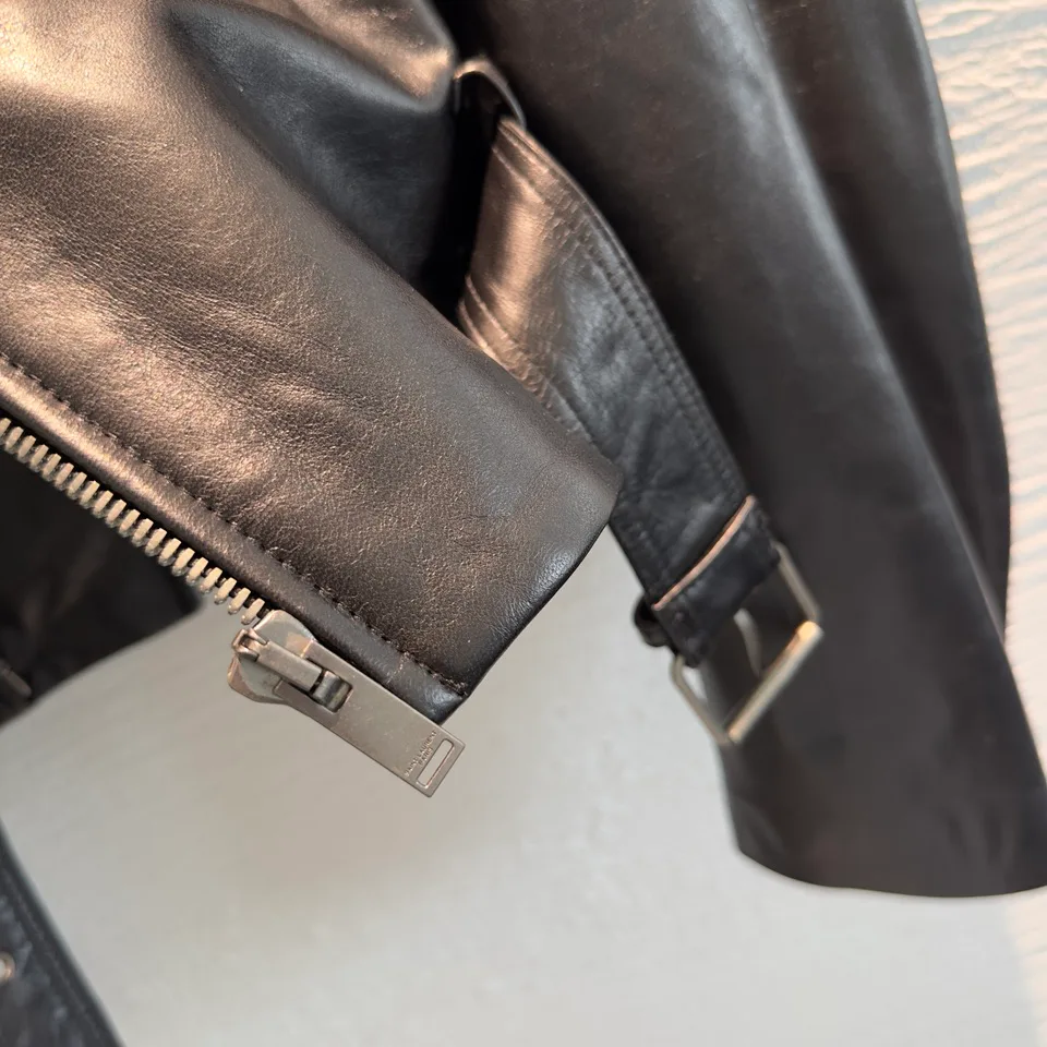 Кожаные Куртки И Дублёнки Женские Saint Laurent 17302218