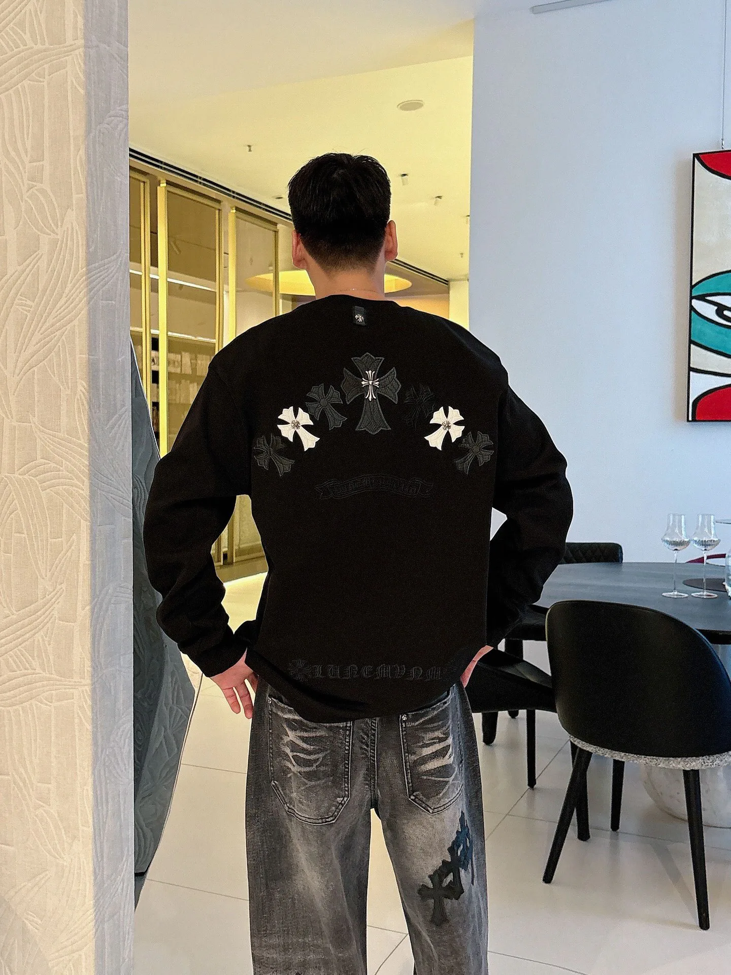 Свитшоты И Худи Мужские Chrome Hearts 787546