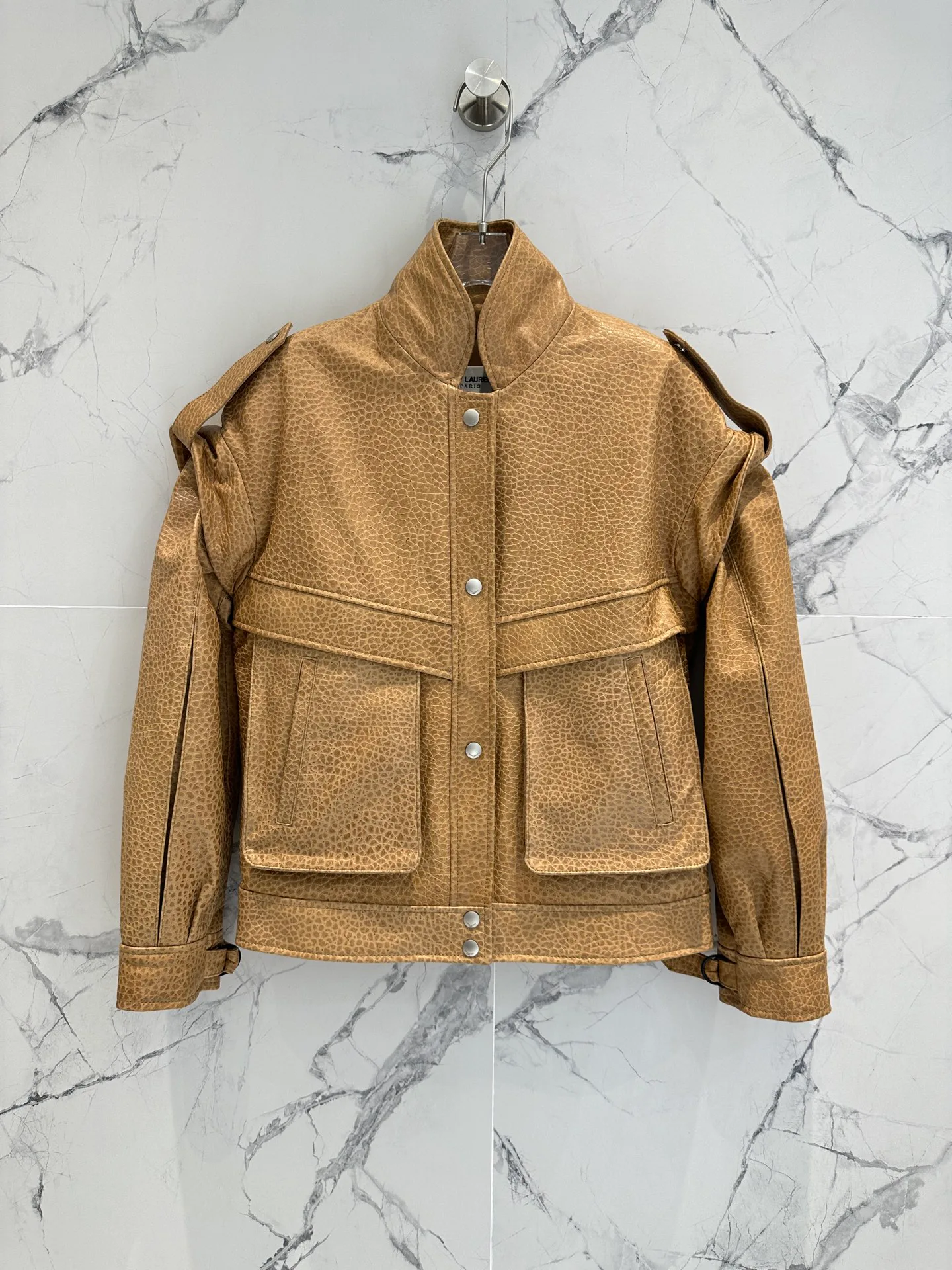 Кожаные Куртки И Дублёнки Женские Saint Laurent 11598148