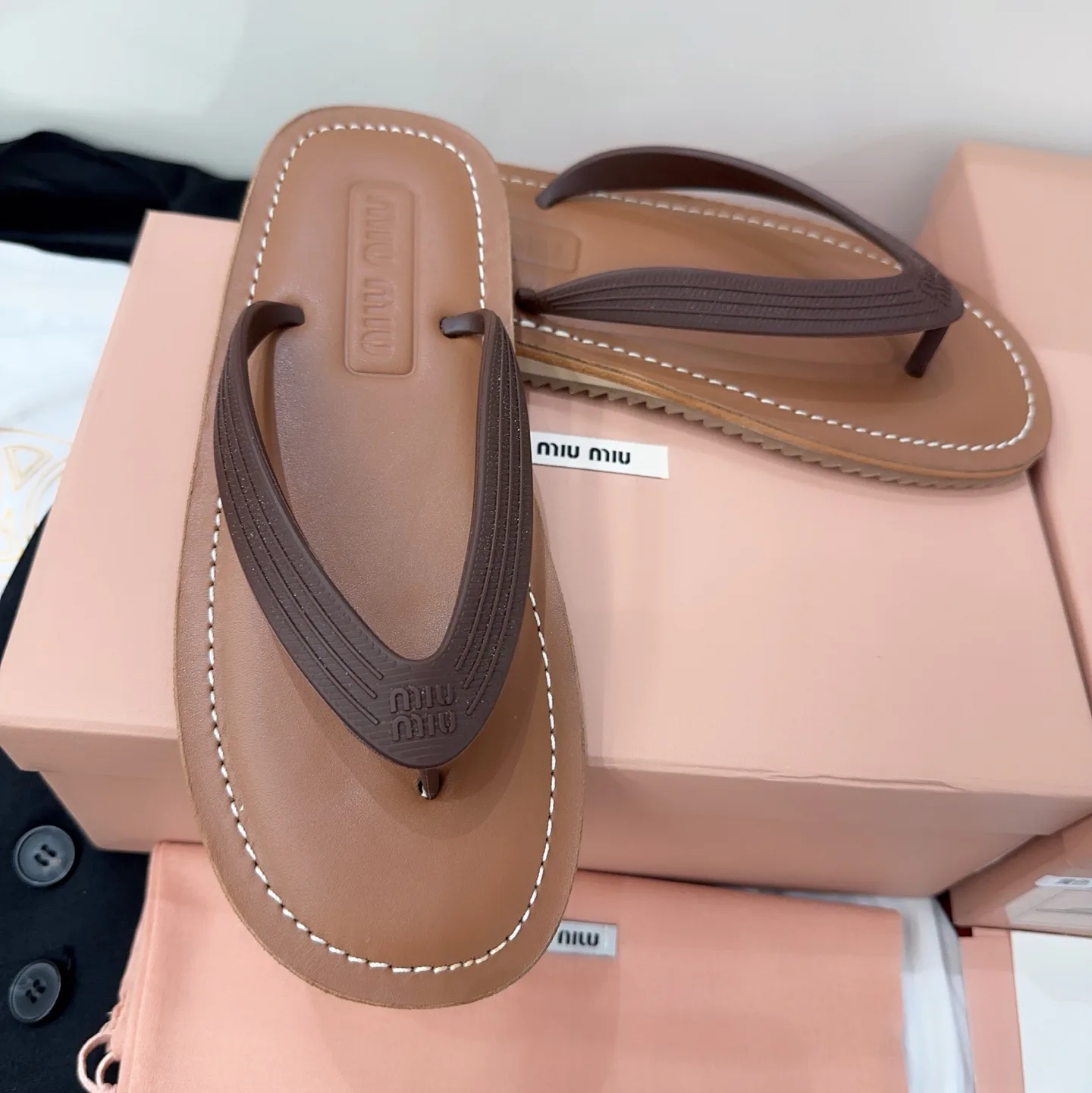 Шлепанцы Женские Miu Miu 12859285