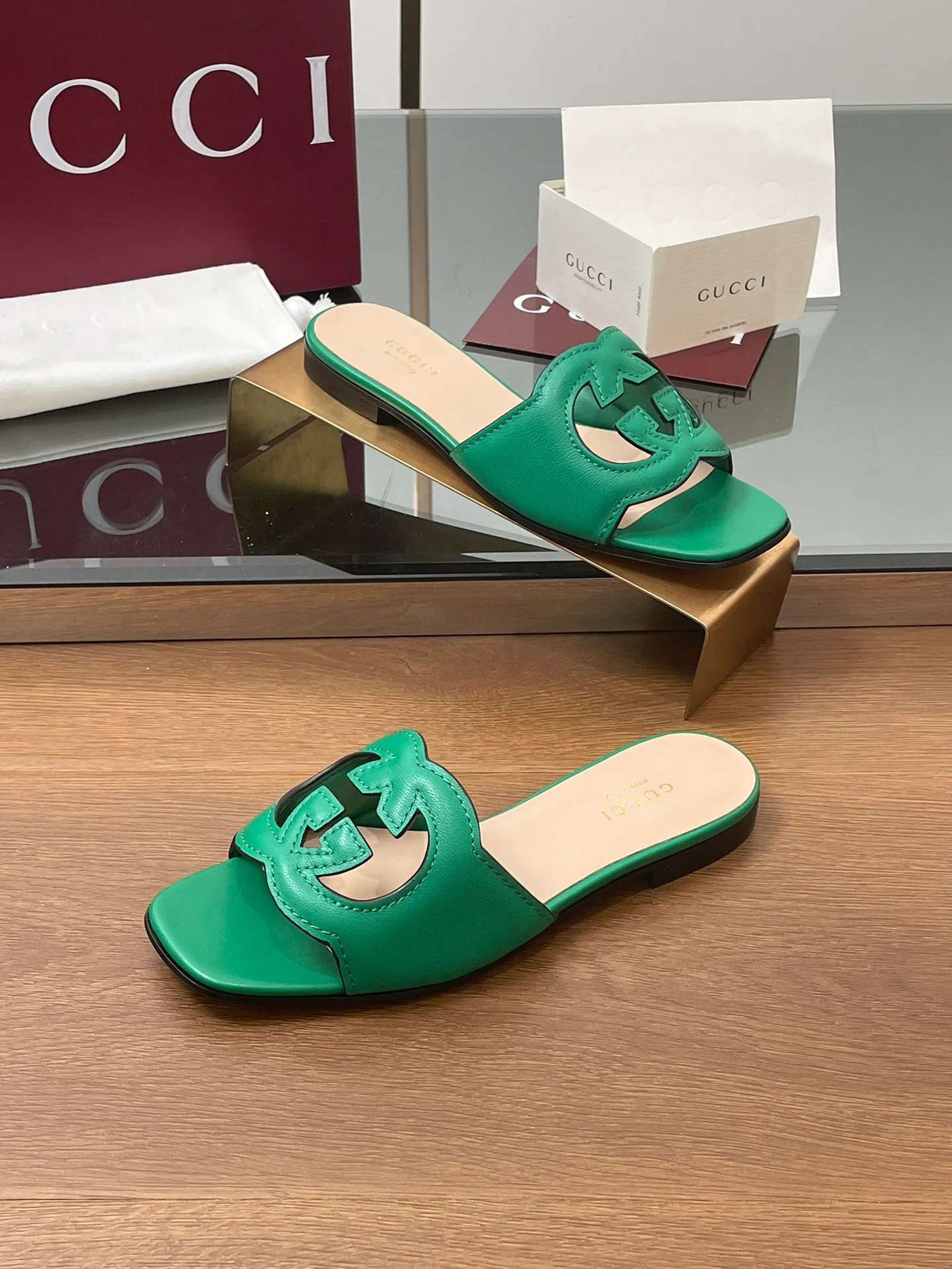 Шлепанцы Женские Gucci 34958