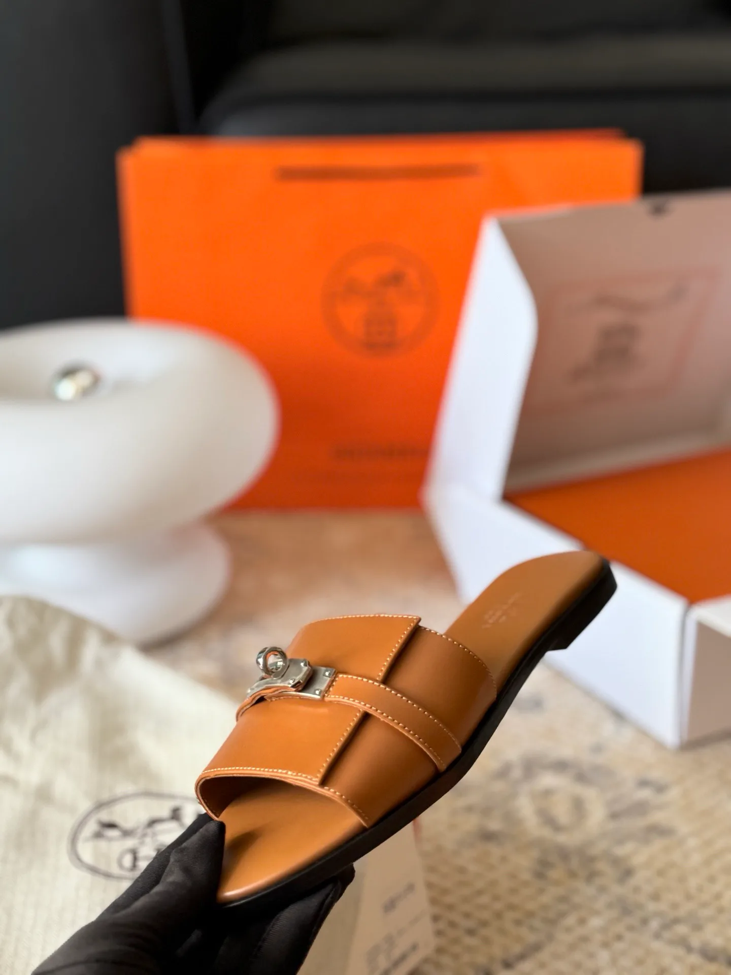 Шлепанцы Женские Hermes 14335135