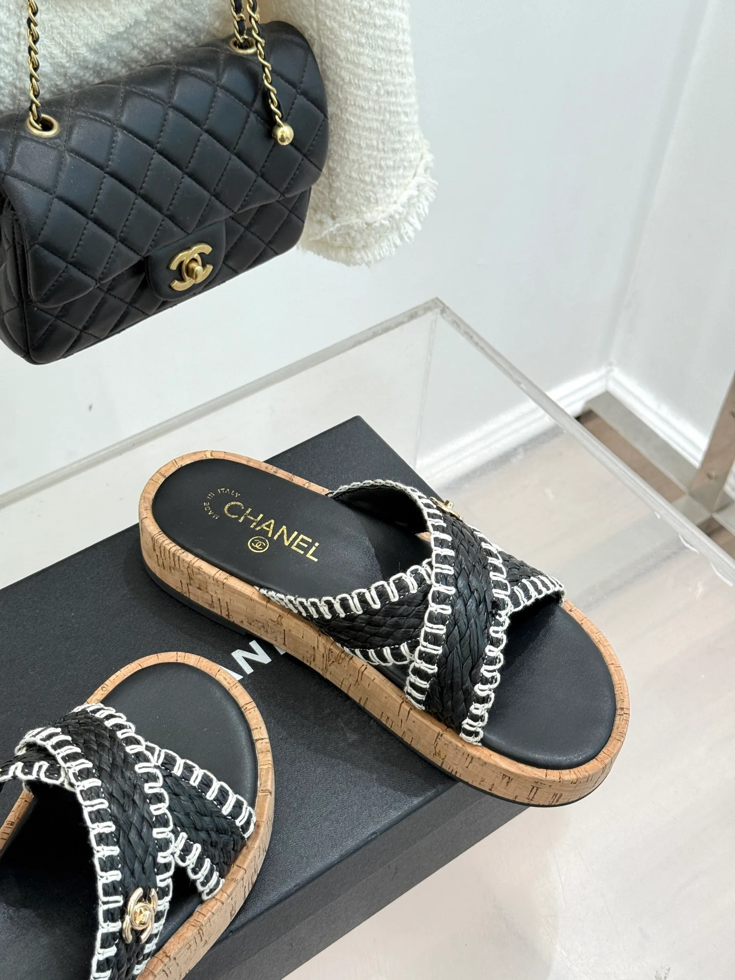 Шлепанцы Женские Chanel 1018157