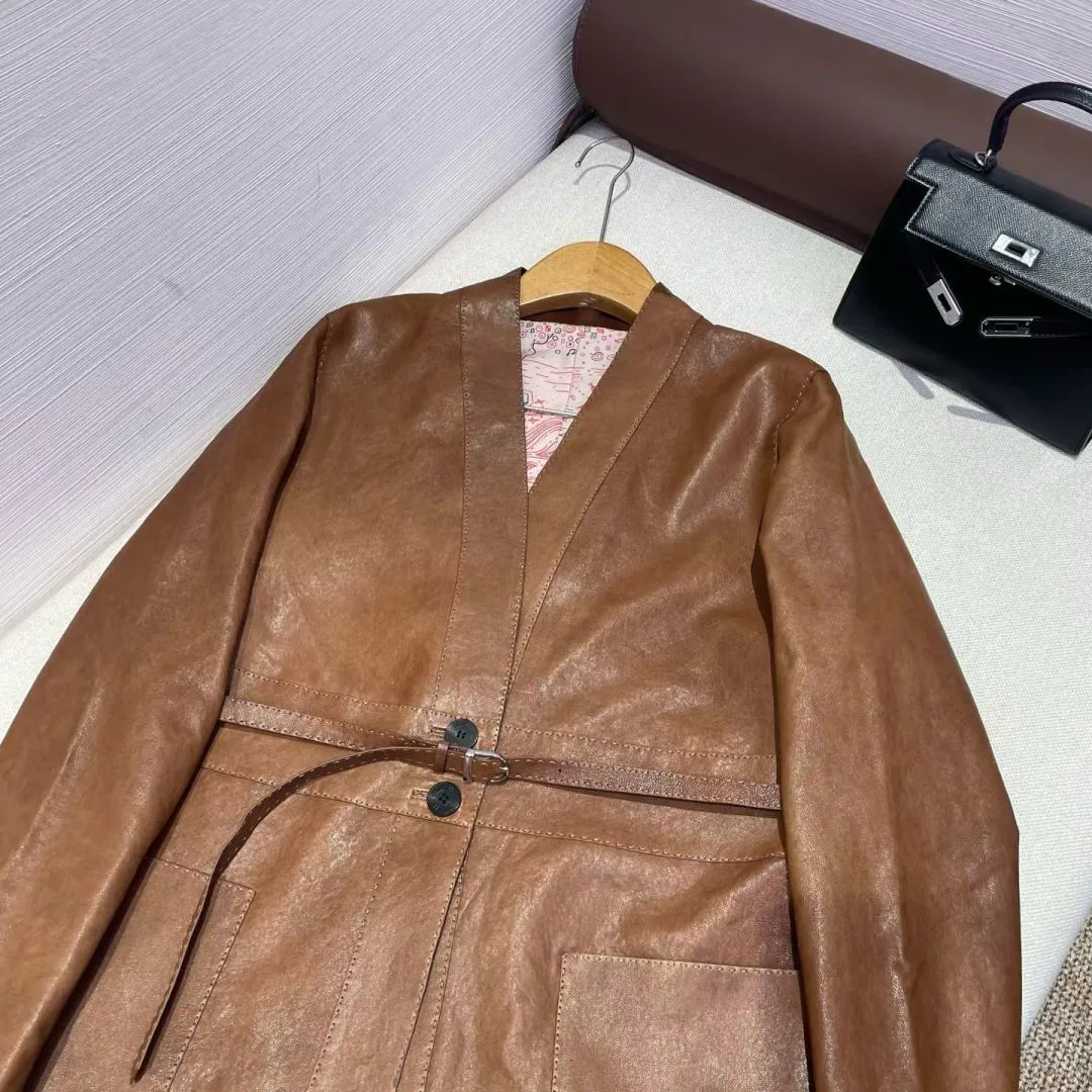 Кожаные Куртки И Дублёнки Женские Hermes 17998948