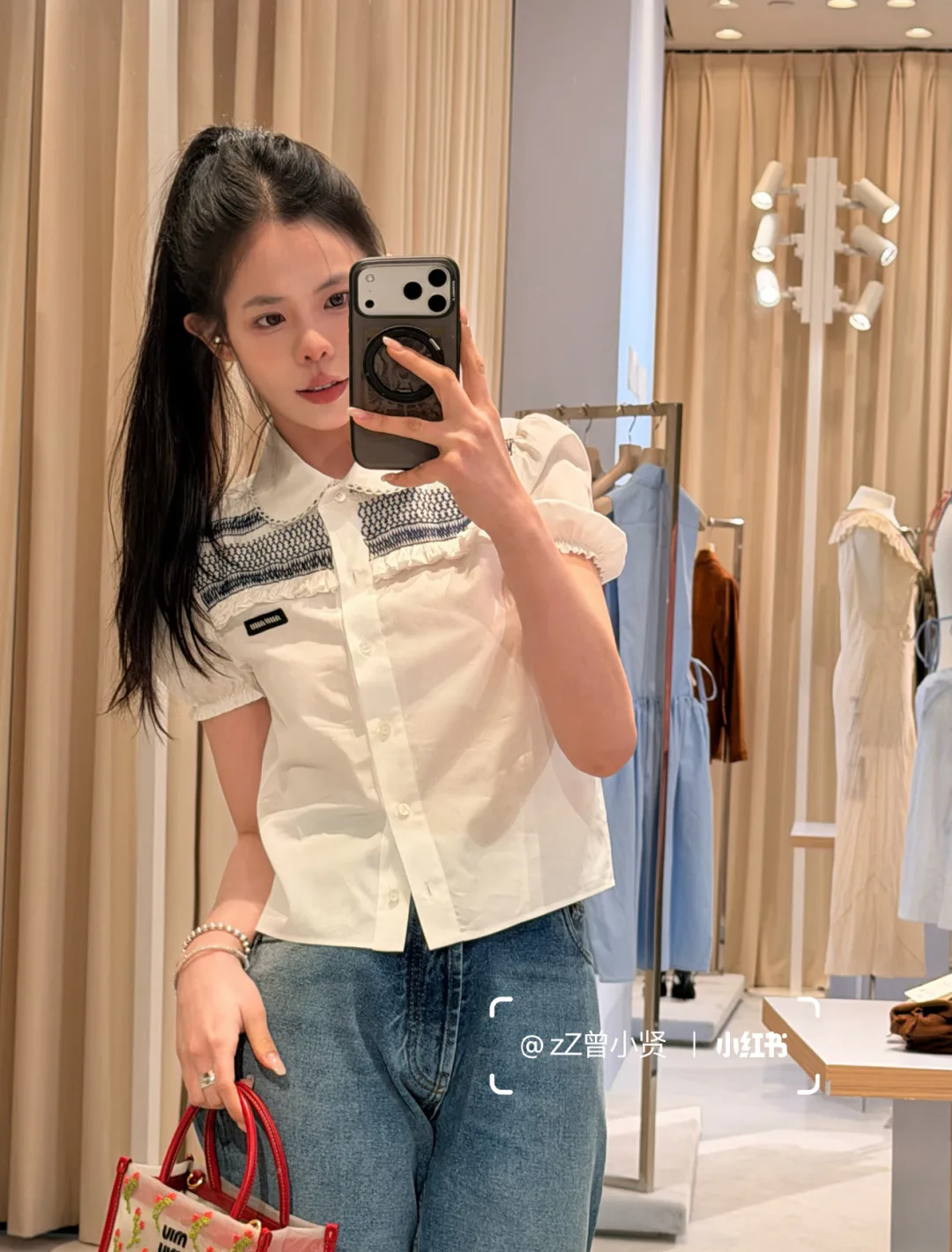 Рубашки Женские Miu Miu 17540836