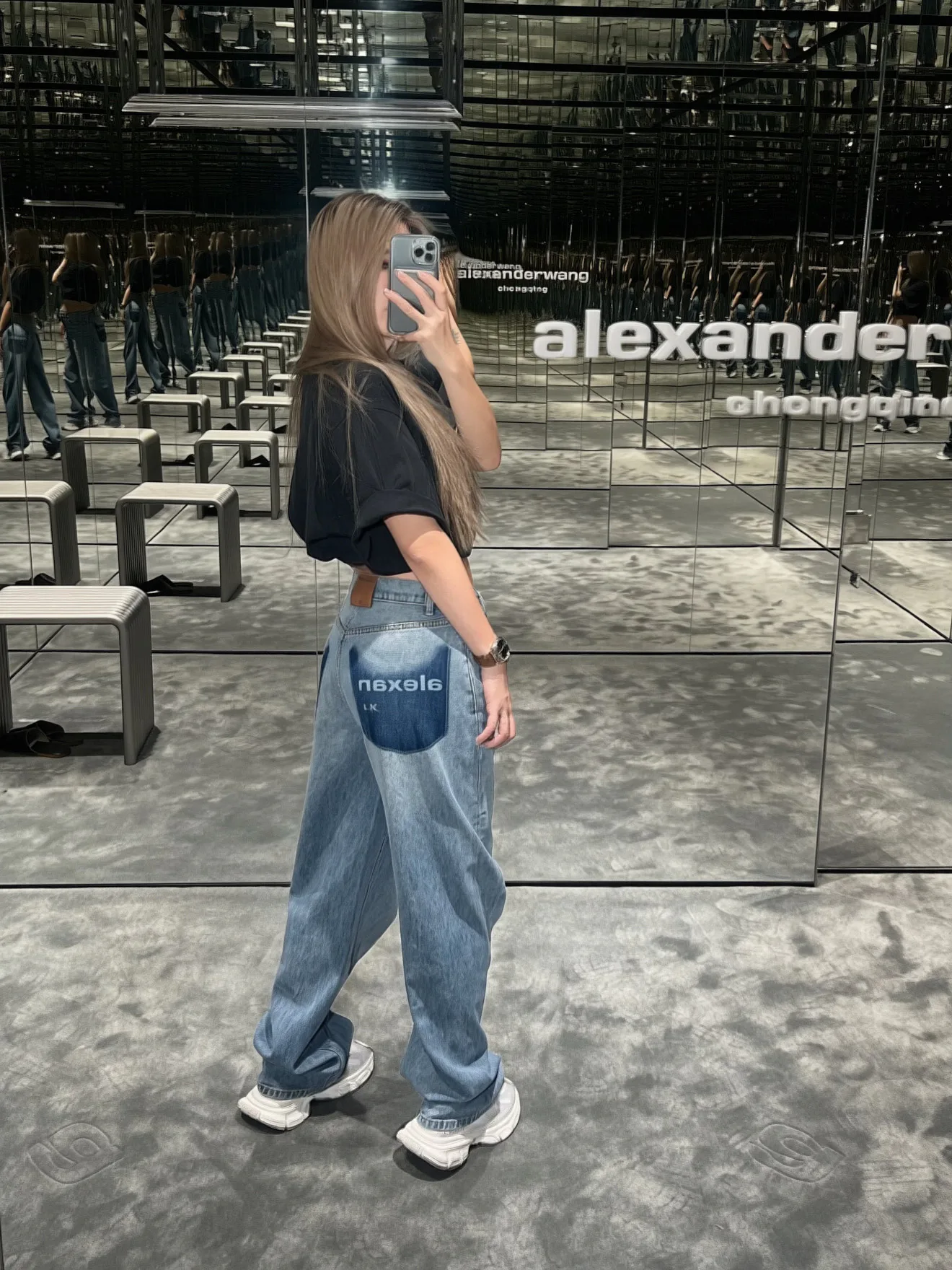 Джинсы Женские Alexander Wang 17901745