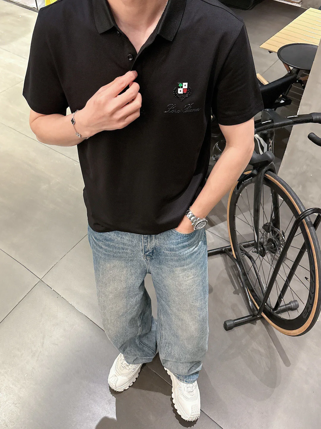Рубашки Мужские Loro Piana 17348989