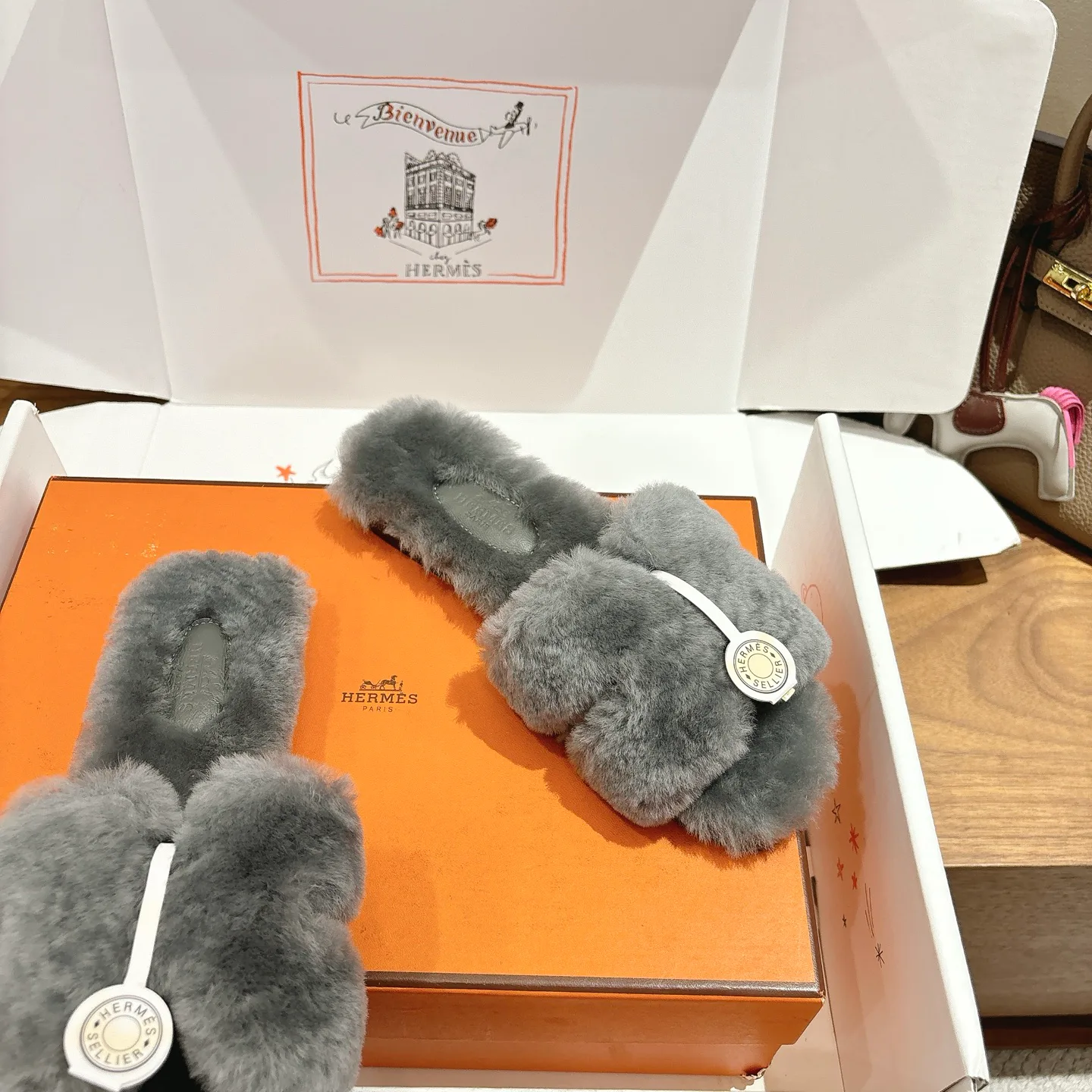 Тапочки Женские Hermes 4500909