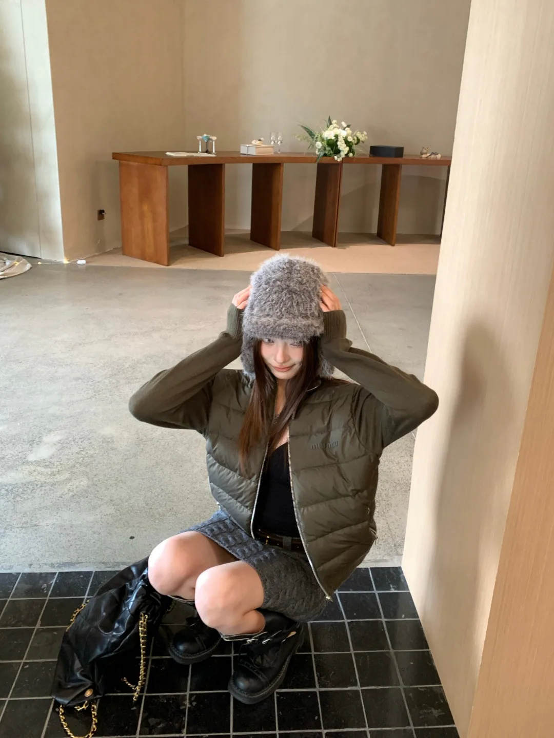 Куртки И Пуховики Женские Miu Miu 628752