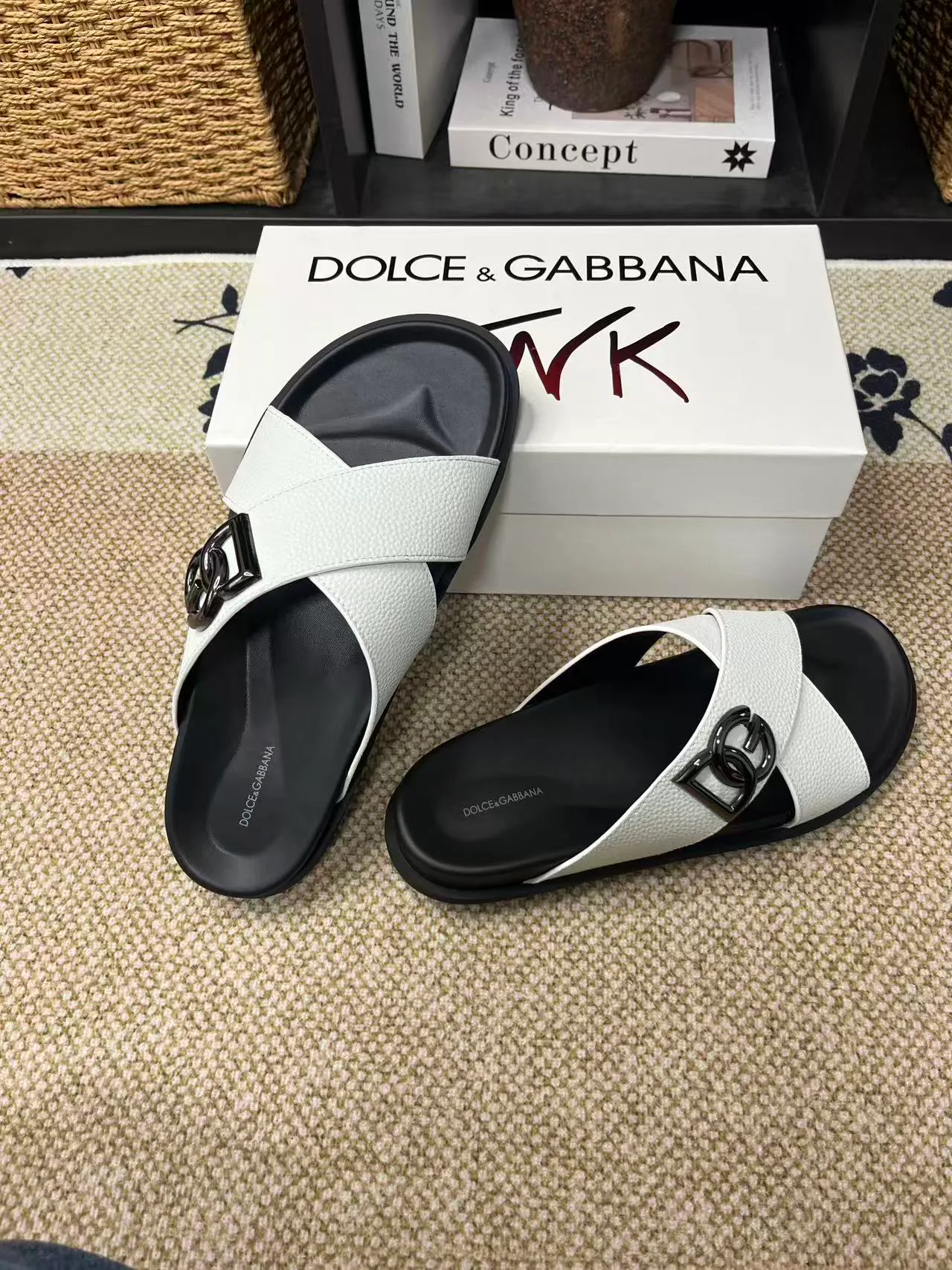 Шлепанцы Мужские Dolce & Gabbana 991620