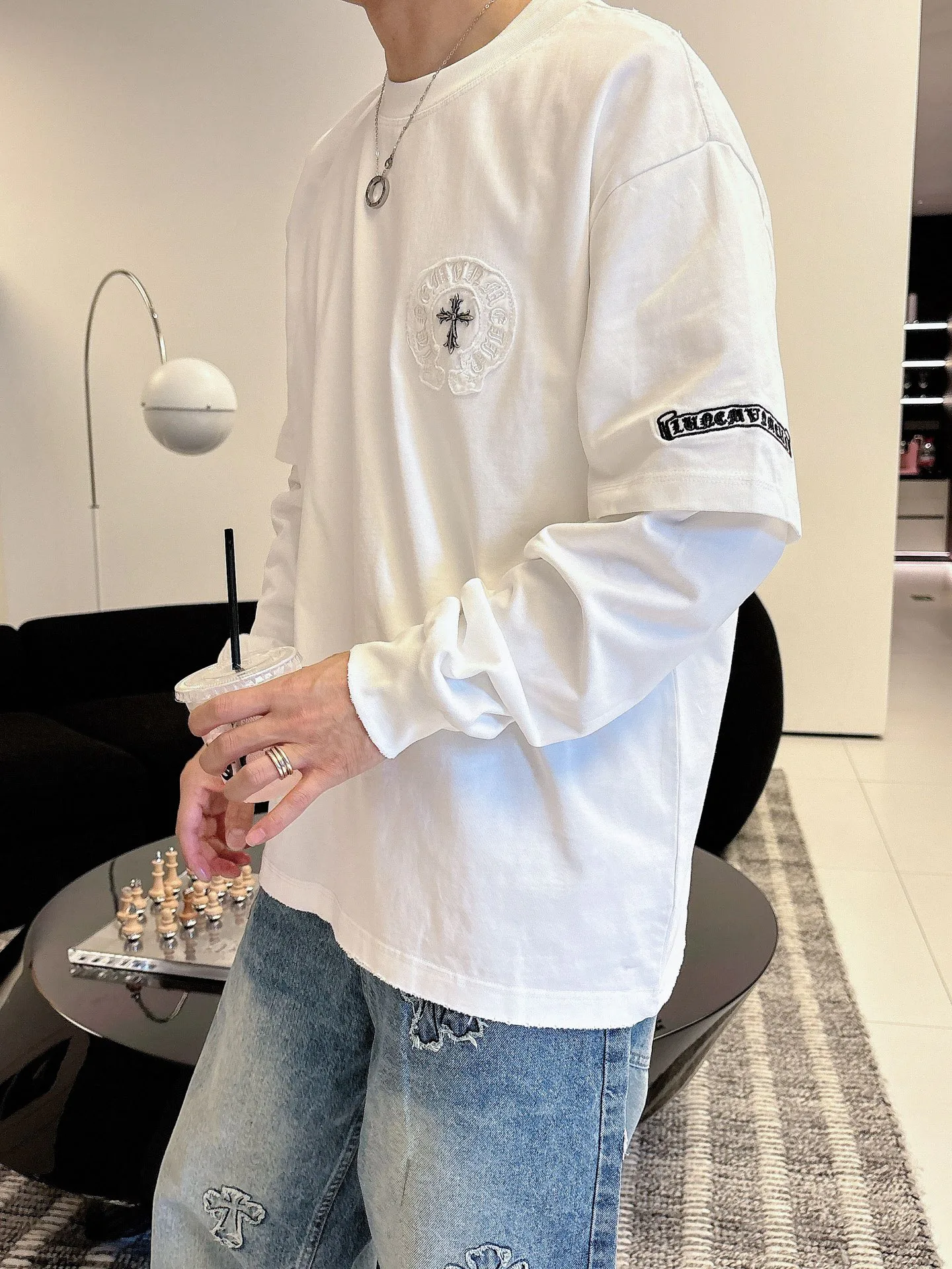 Свитшоты И Худи Мужские Chrome Hearts 999676