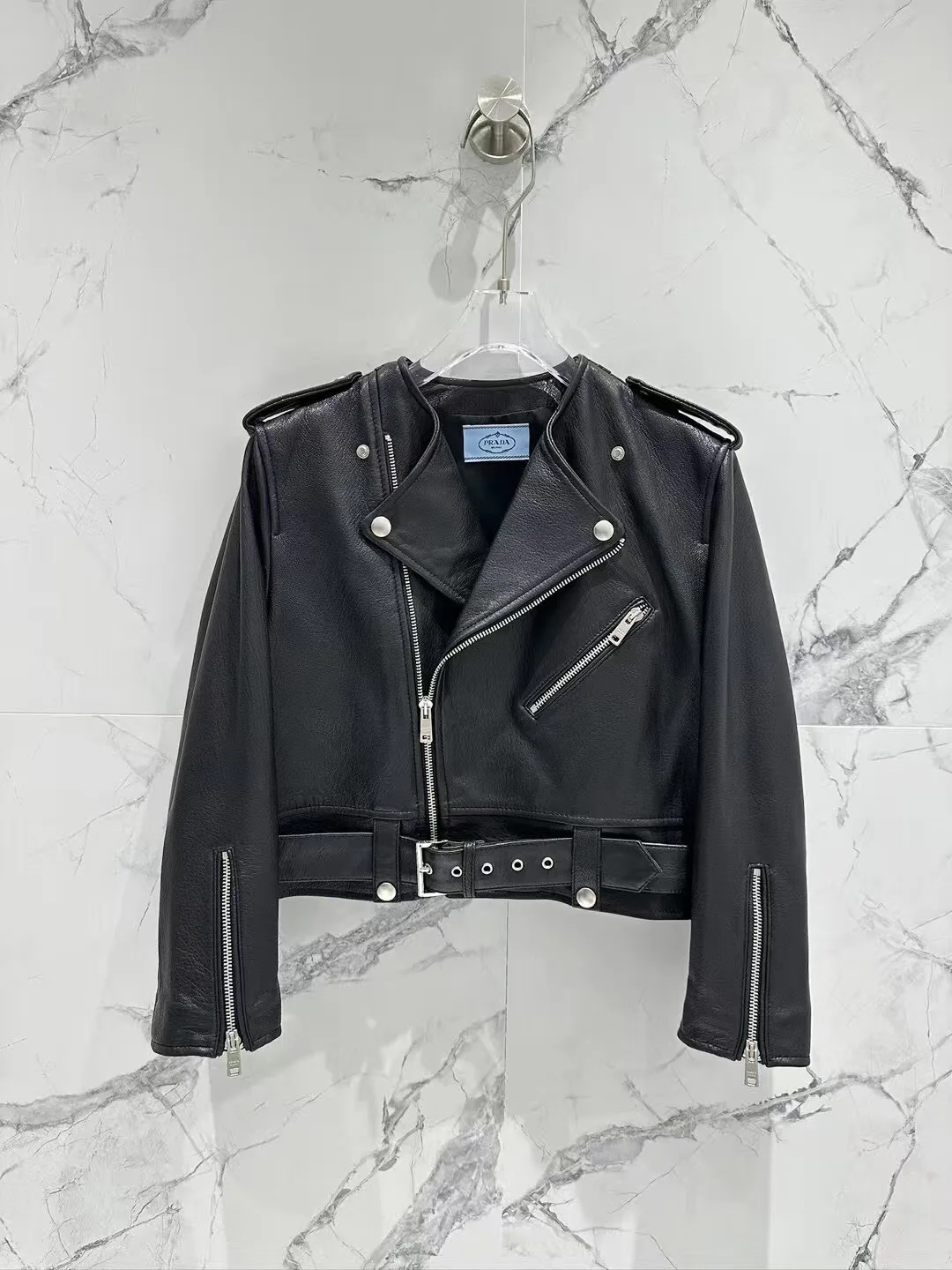 Кожаные Куртки И Дублёнки Женские Prada 13186427