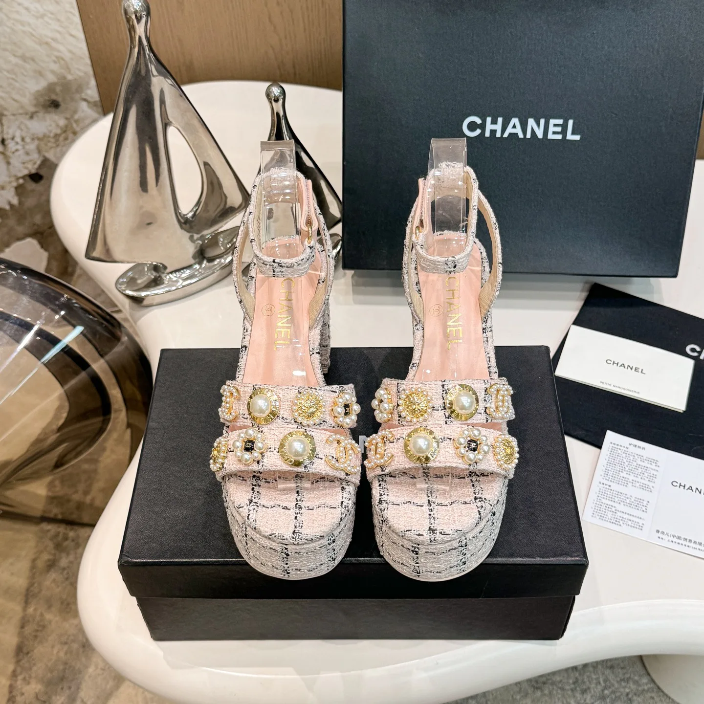 Босоножки Женские Chanel 17359