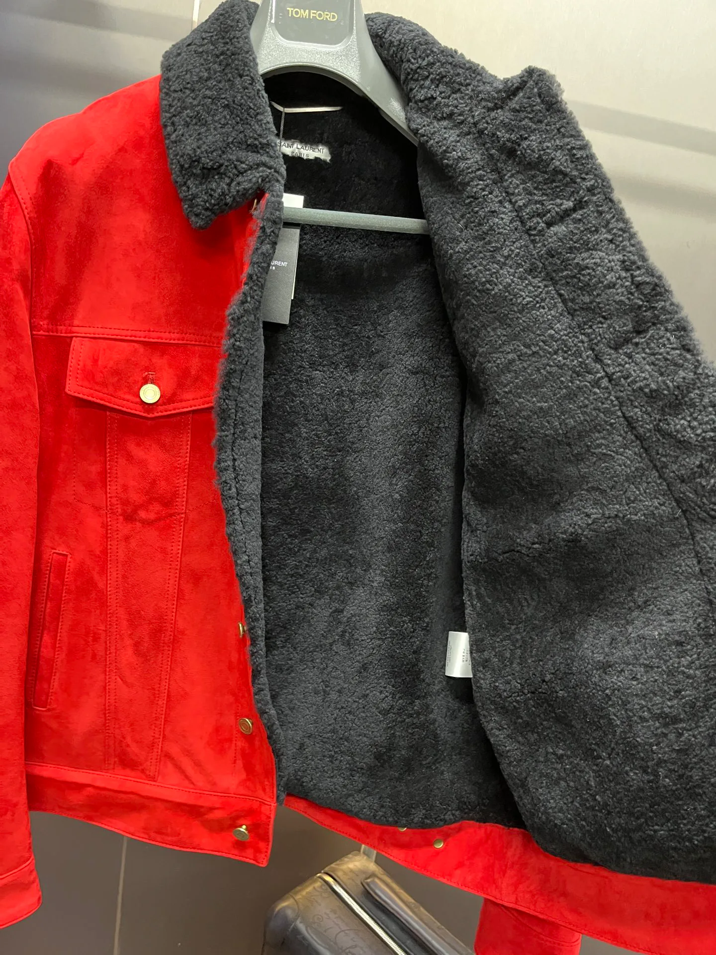 Куртки И Пуховики Мужские Saint Laurent 444224