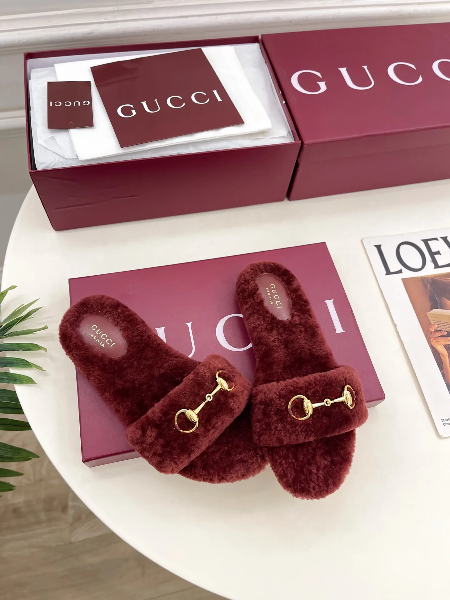 Тапочки Женские Gucci 385019