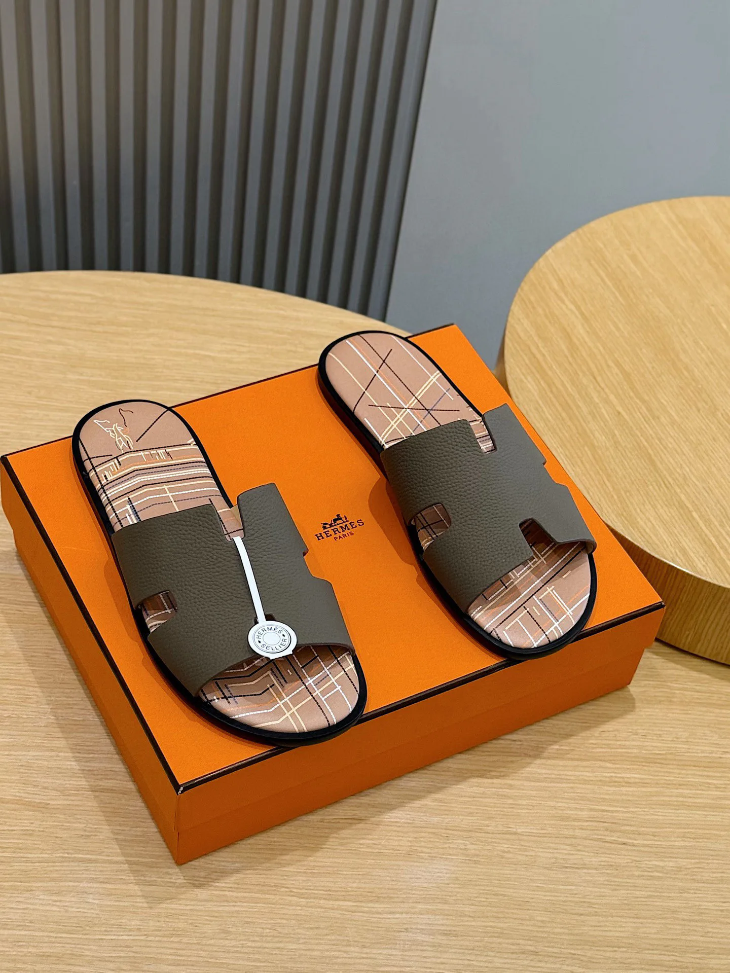 Тапочки Мужские Hermes 13182407