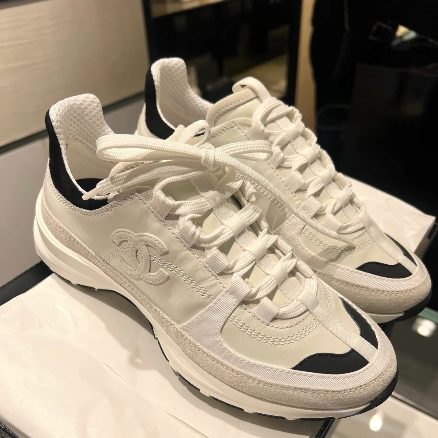 Кроссовки Женские Chanel 1468281