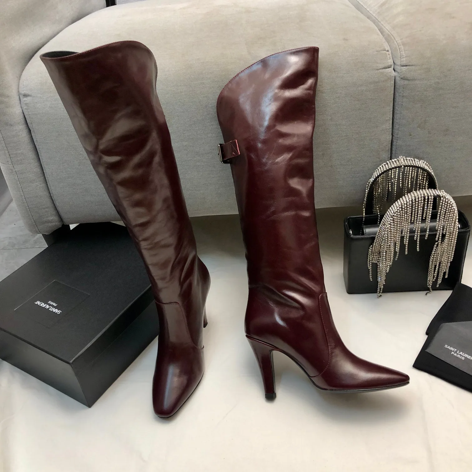 Сапоги Женские Saint Laurent 18997190