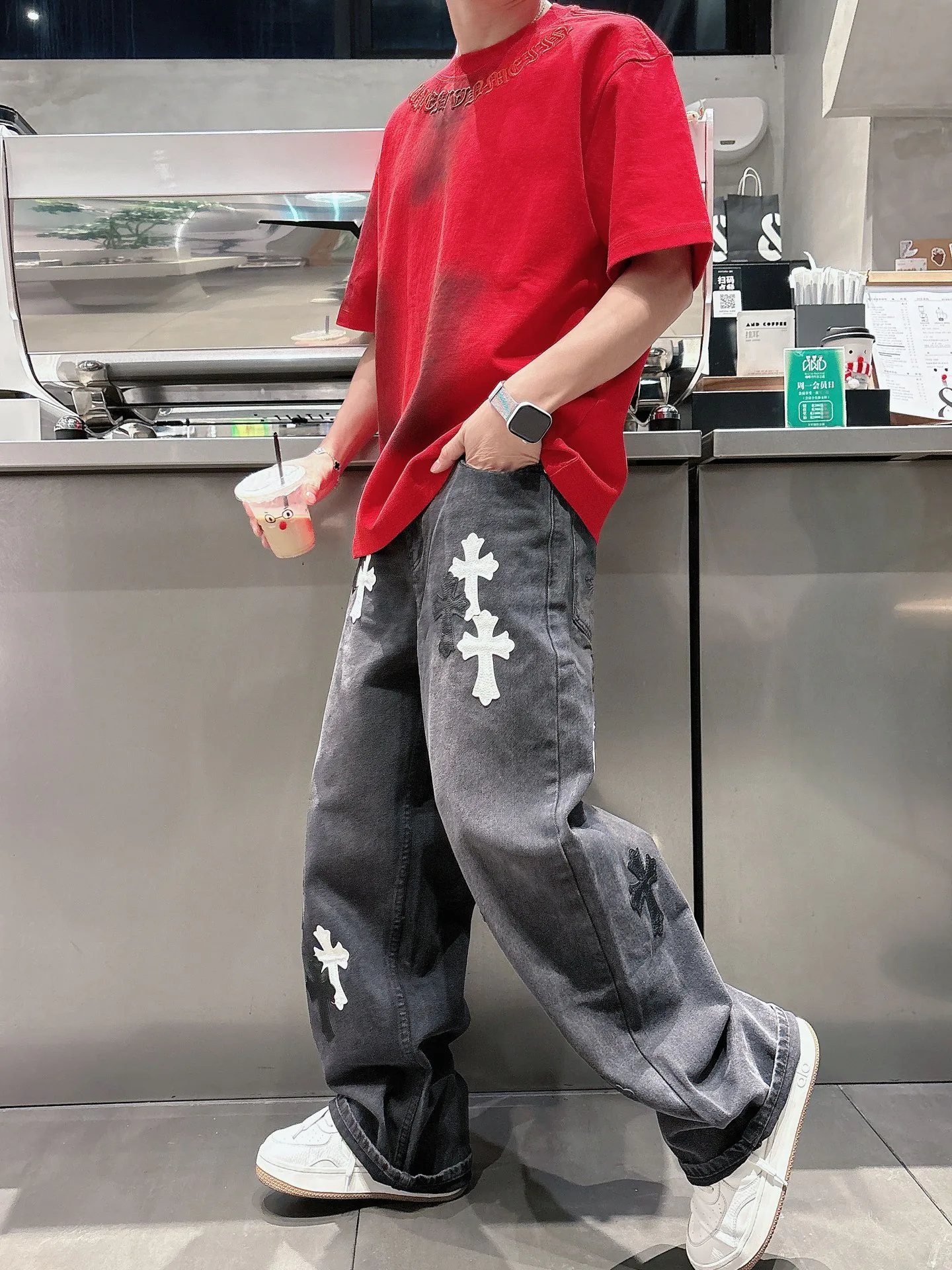 Футболки Мужские Chrome Hearts 787613