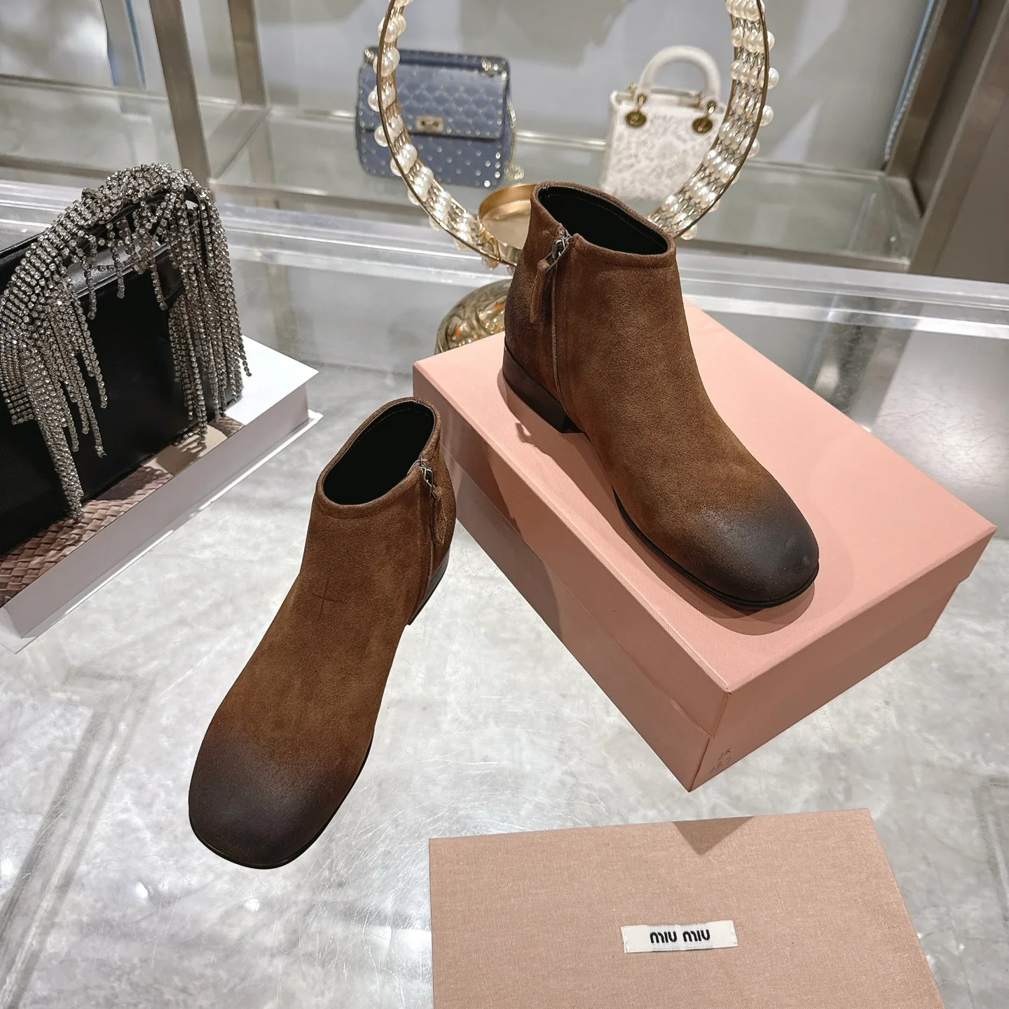 Ботинки Женские Miu Miu 347822