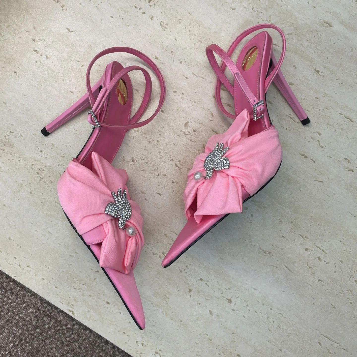 Босоножки Женские Saint Laurent 3009078