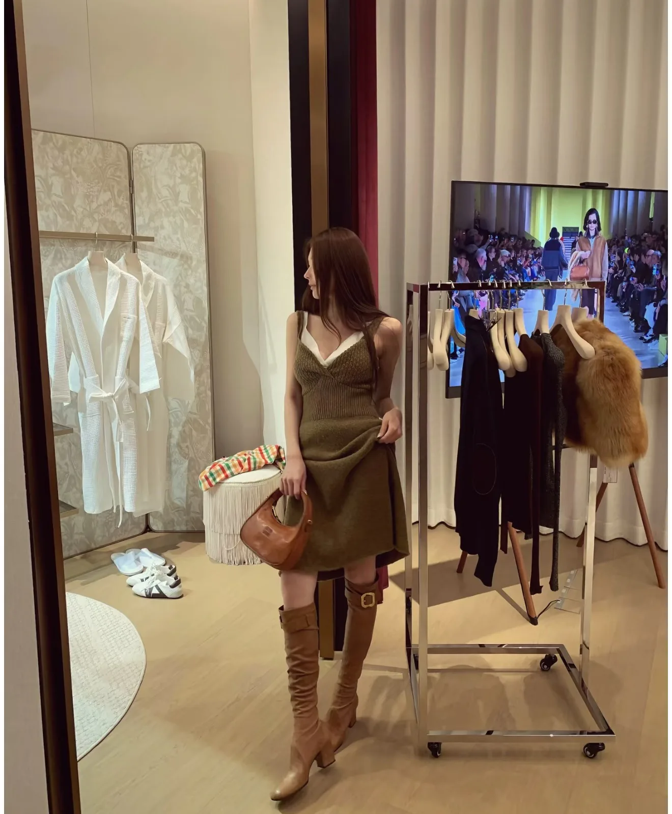 Сапоги Женские Miu Miu 627101