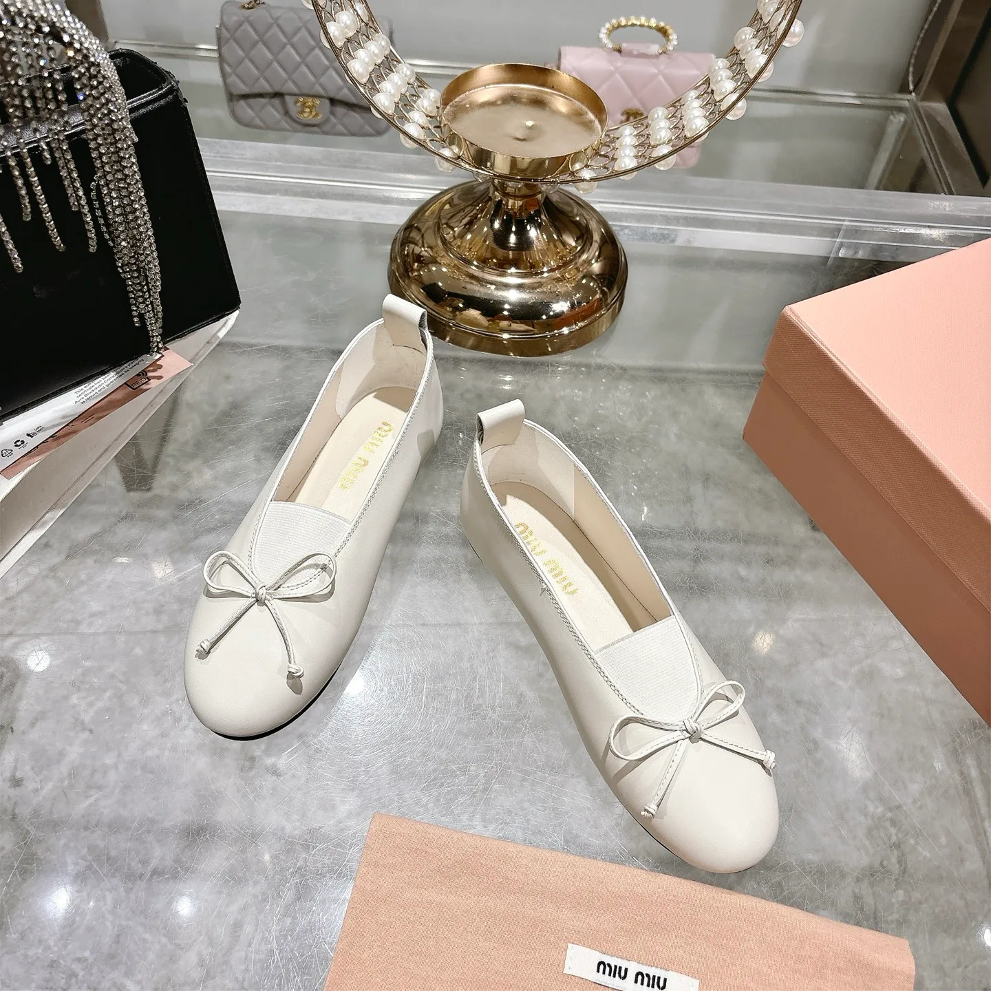 Балетки Женские Miu Miu 397832