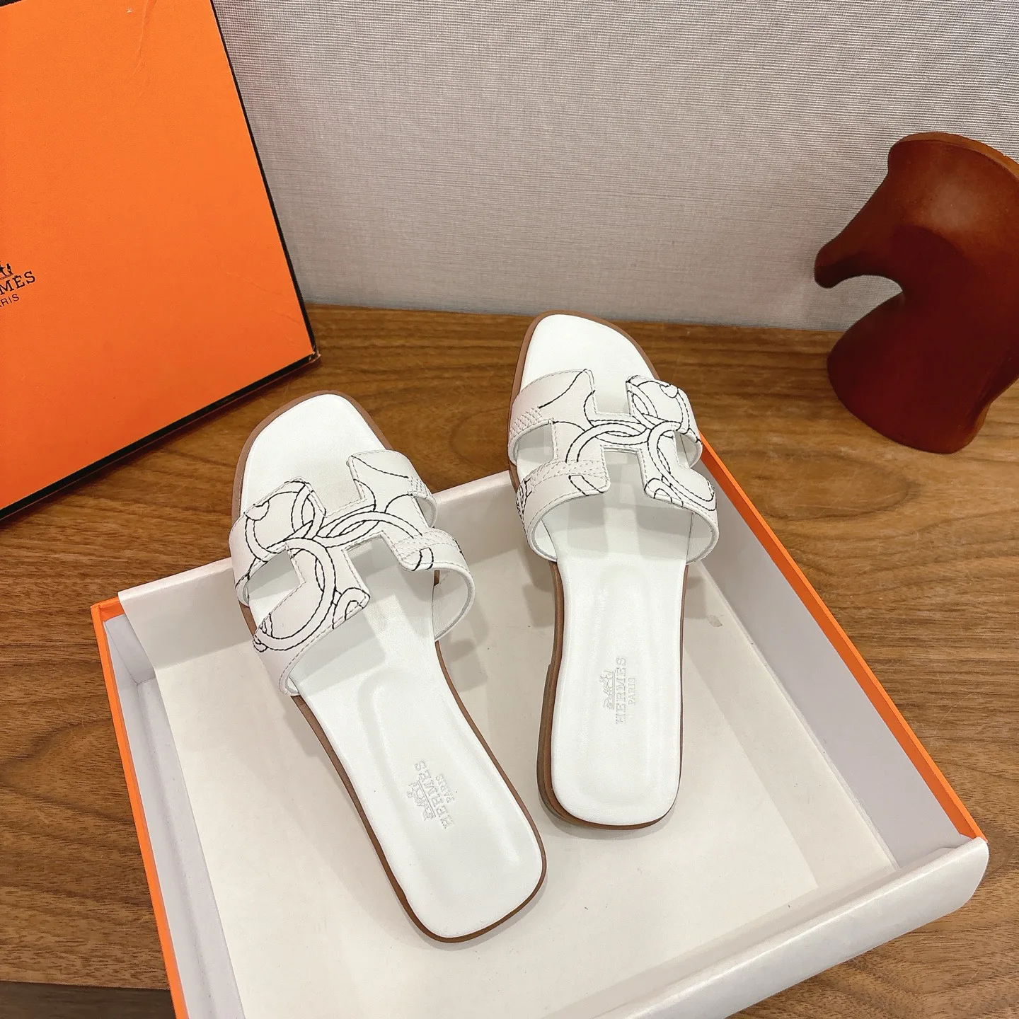 Шлепанцы Женские Hermes 399025