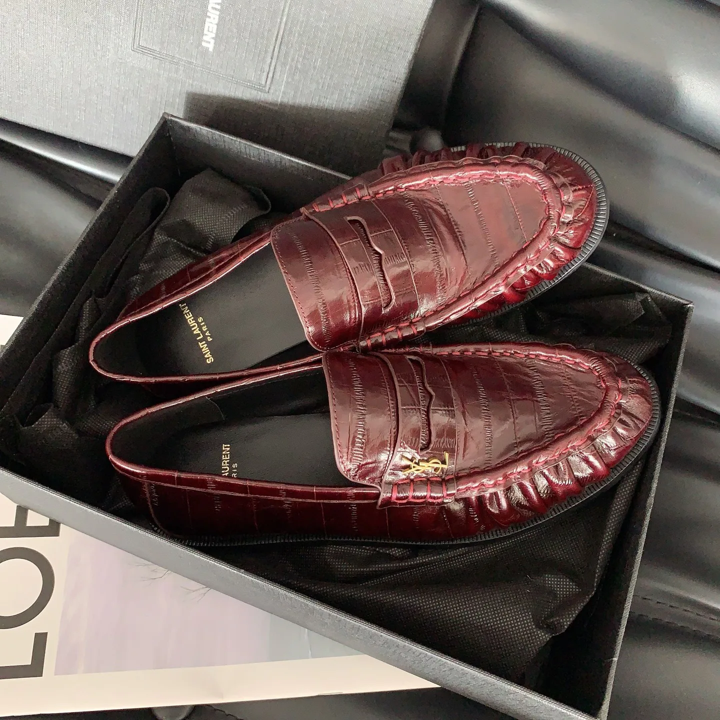 Лоферы И Мокасины Женские Saint Laurent 809063